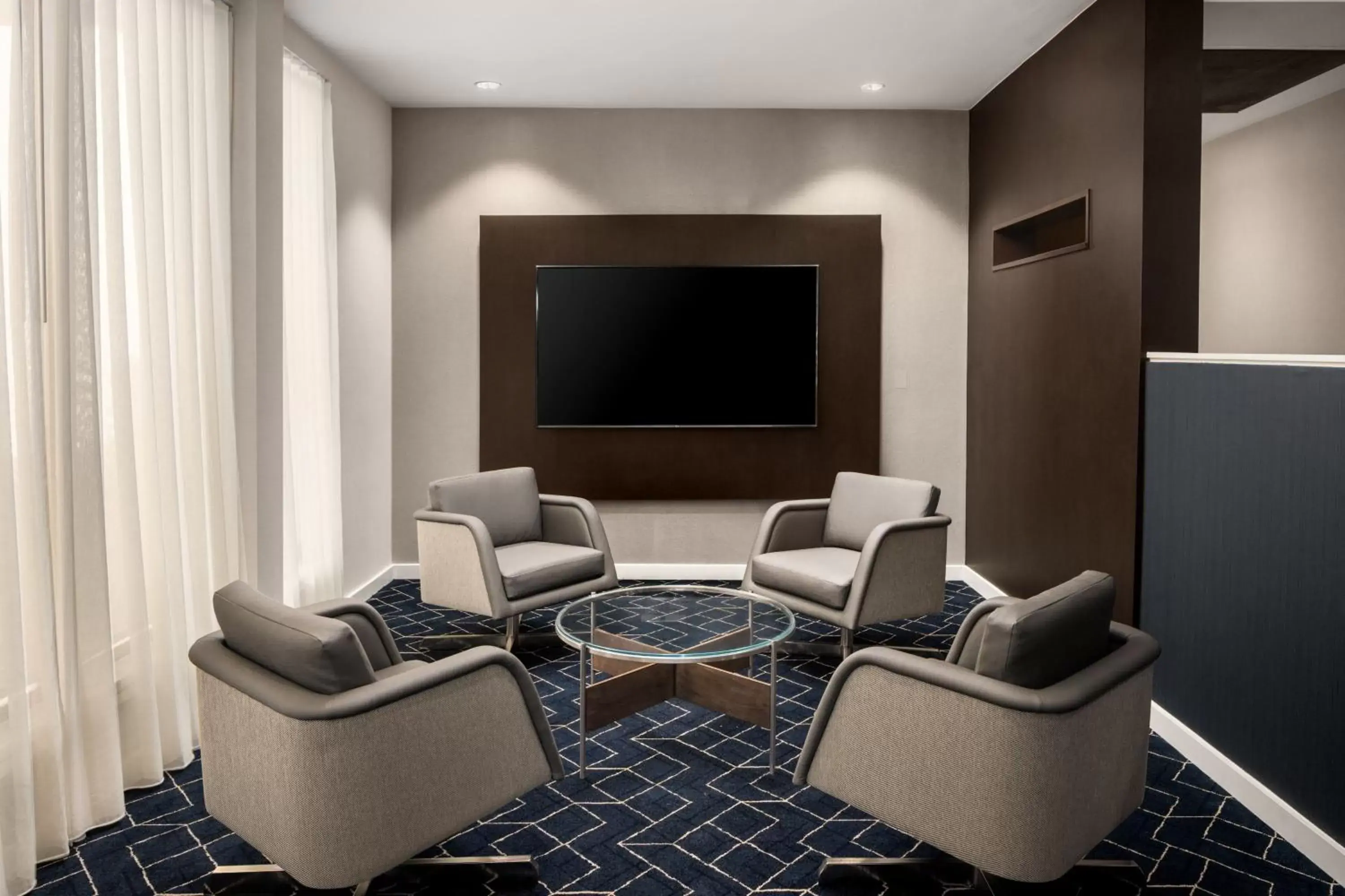 Lobby or reception, Seating Area in Courtyard by Marriott Portland Beaverton