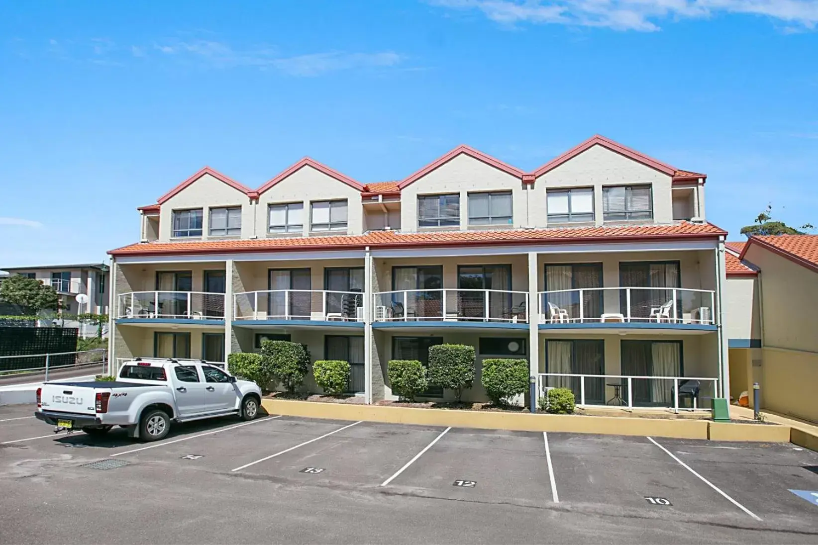 Quiet street view, Property Building in Nelson Bay Breeze