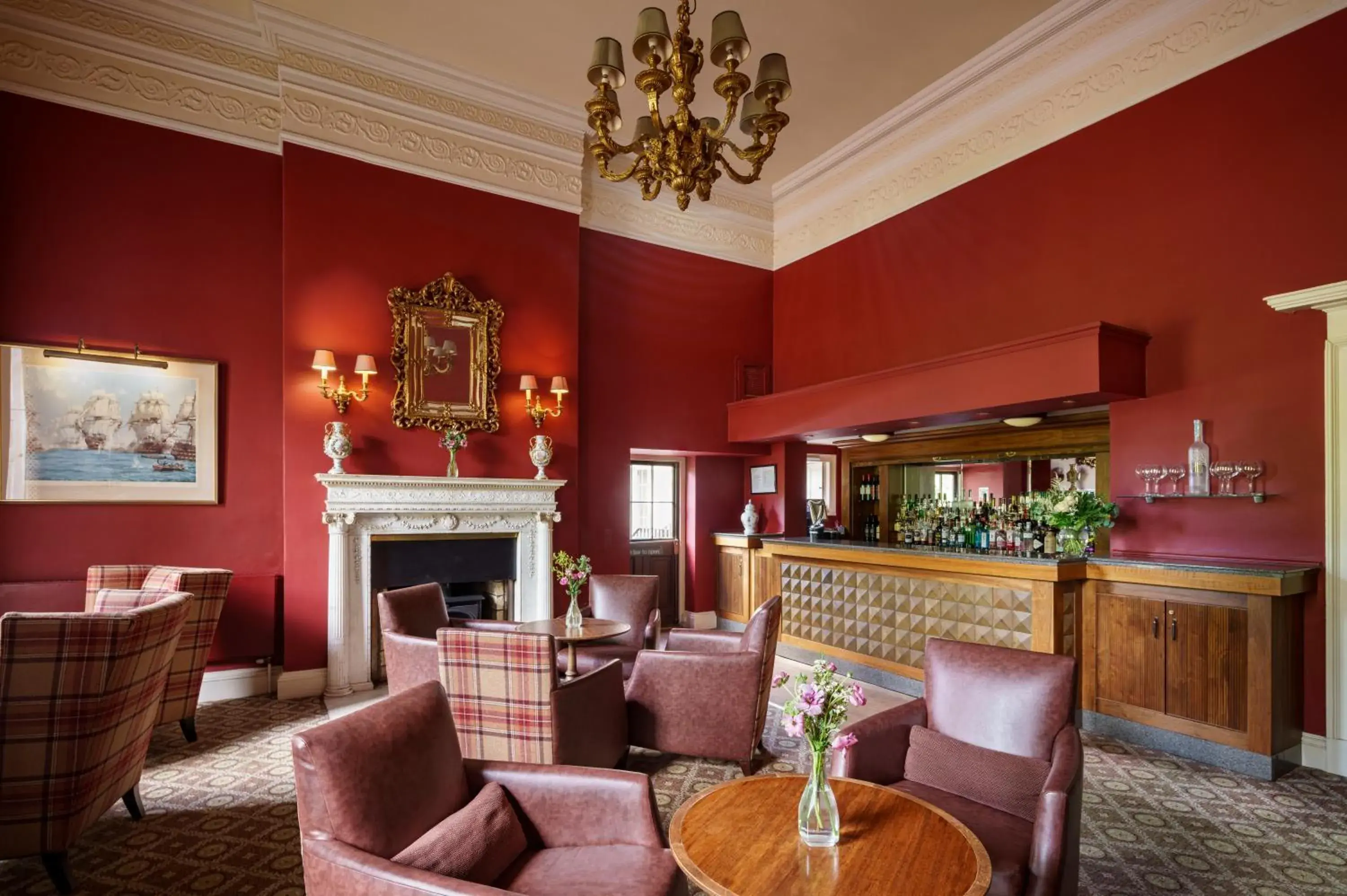 Seating area, Lounge/Bar in Macdonald Linden Hall Hotel, Golf & Spa