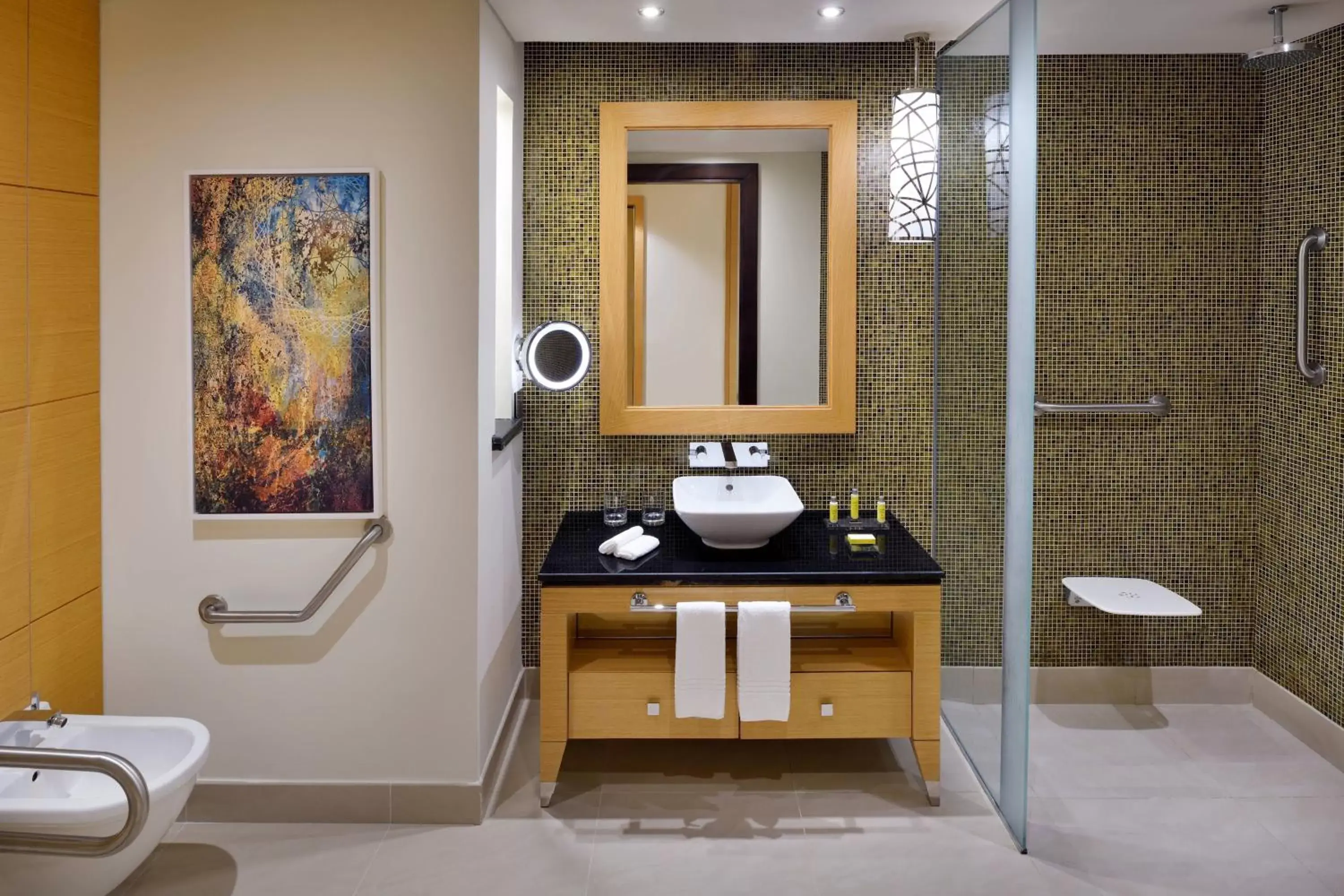Bathroom in Marriott Hotel, Al Jaddaf, Dubai