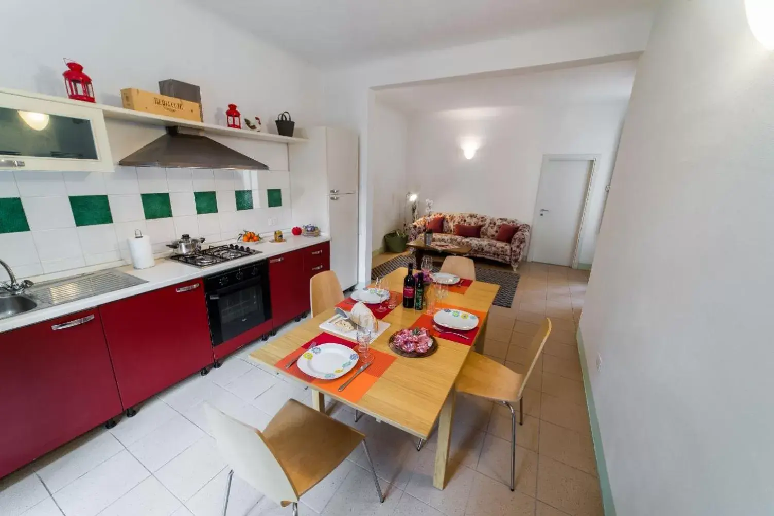 Living room, Kitchen/Kitchenette in Corte Meraviglia - Relais