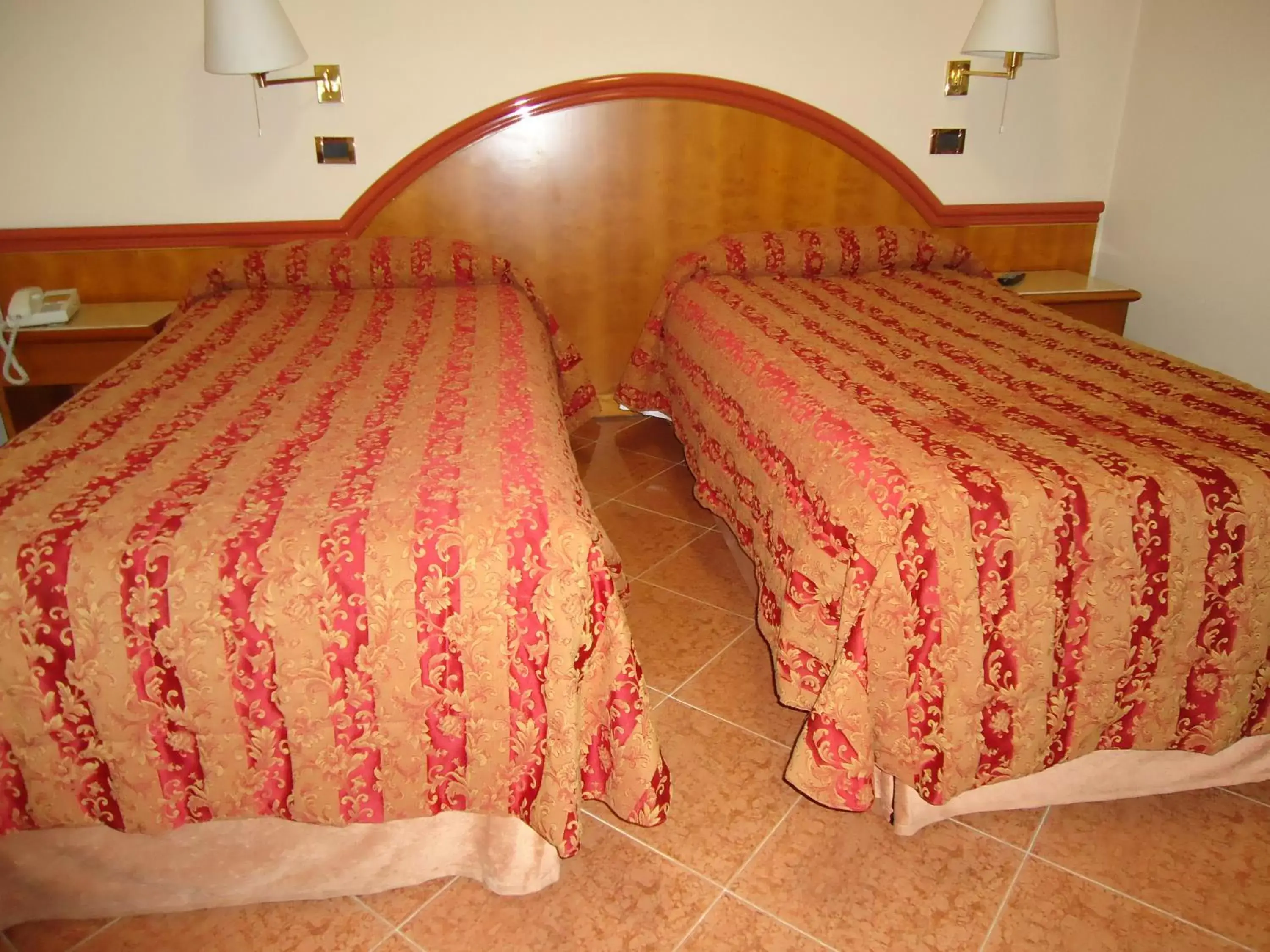 Bed in Hotel Paris