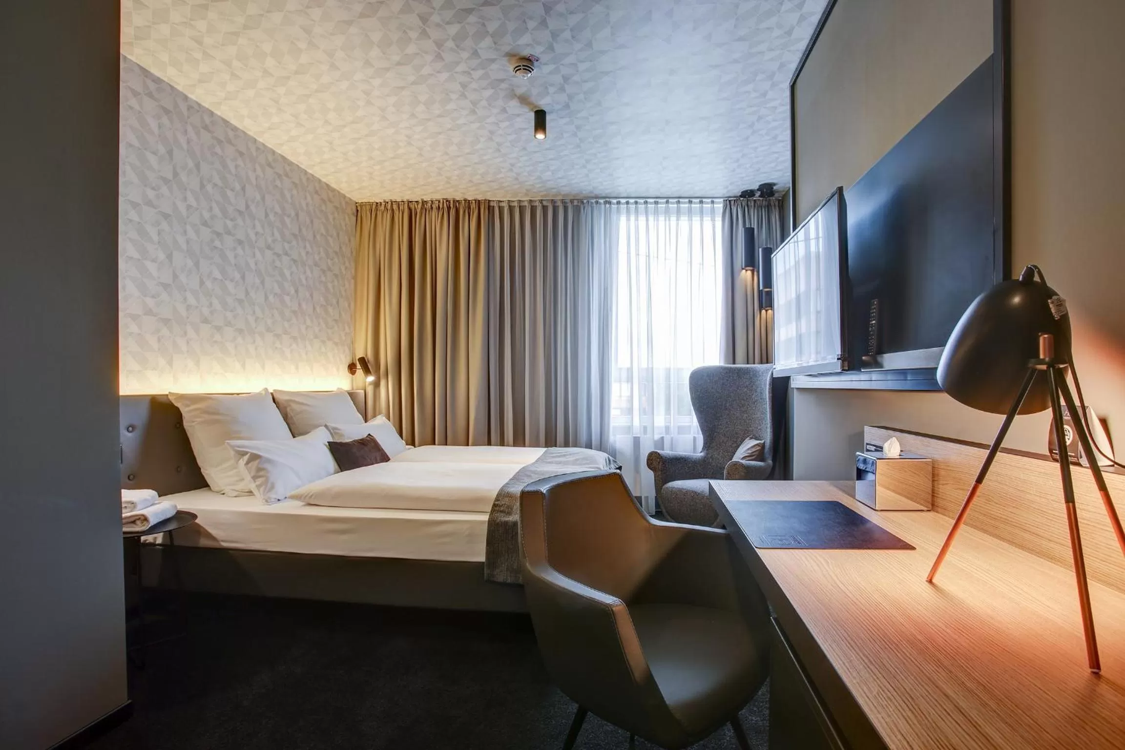 Photo of the whole room, Bed in Vienna House Easy by Wyndham Dortmund City
