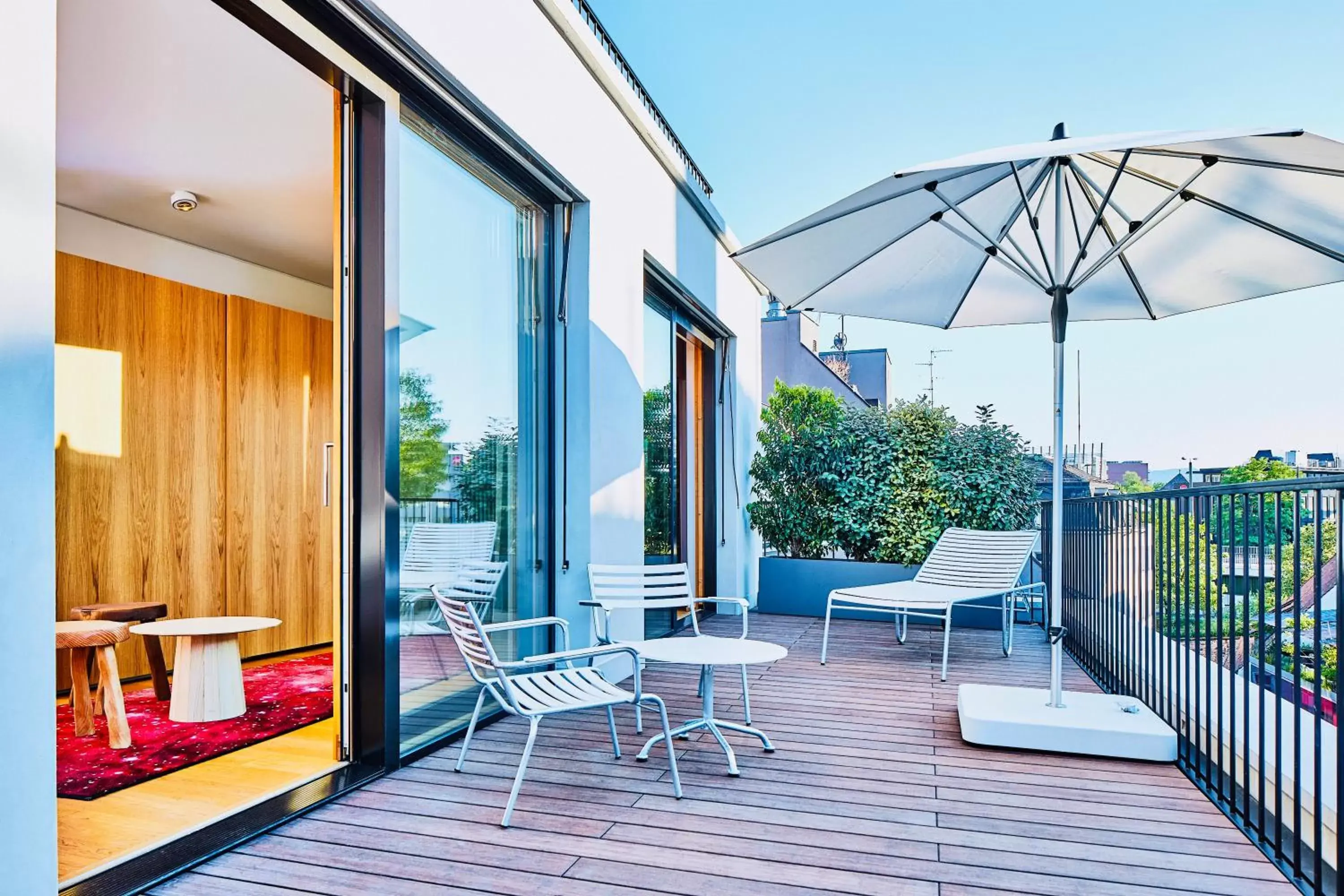 Balcony/Terrace in ART HOUSE Basel - Member of Design Hotels