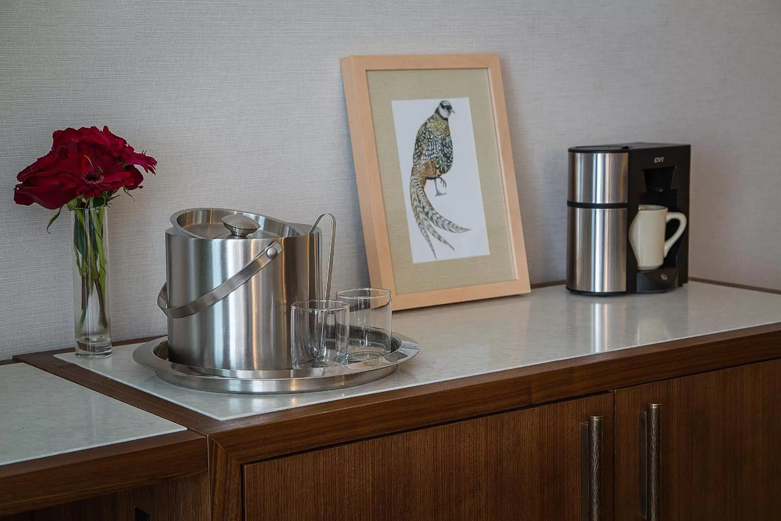 Decorative detail, Coffee/Tea Facilities in The Ingleside Hotel