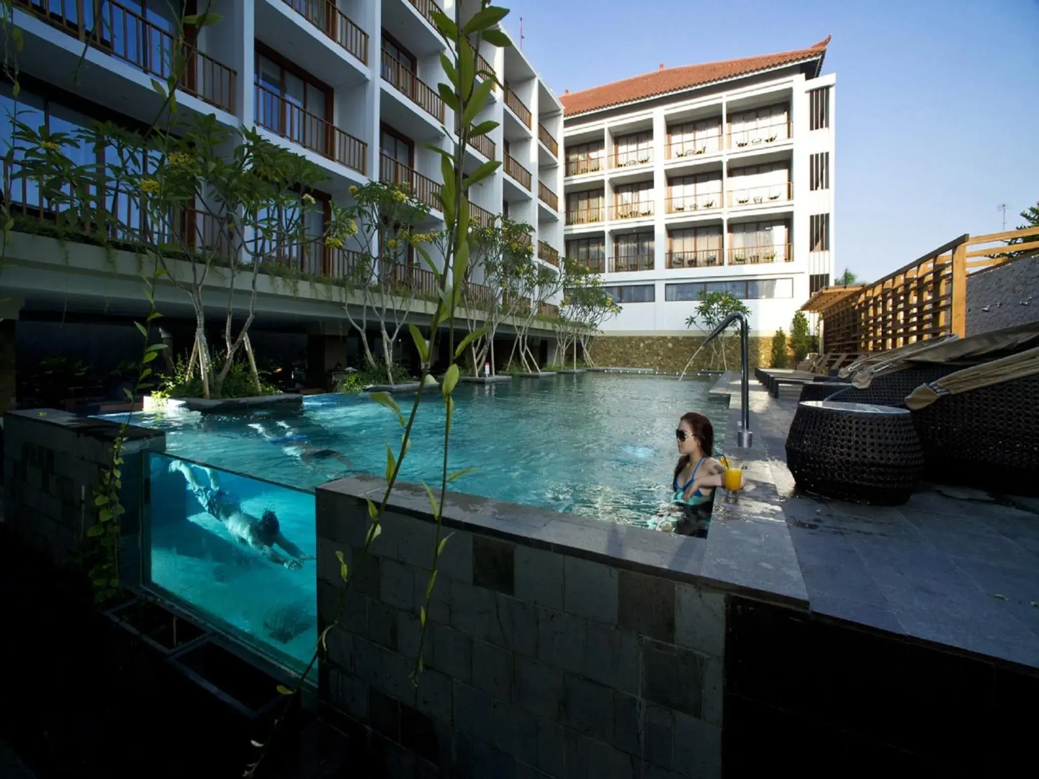 Swimming Pool in Grand Zuri Kuta Bali Hotel