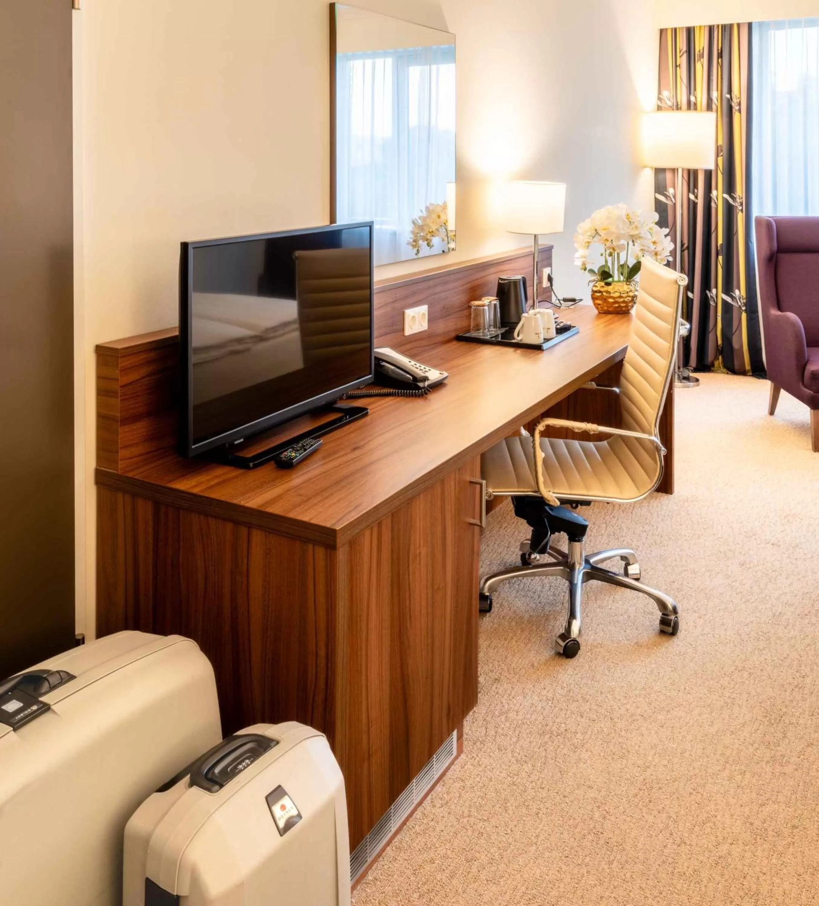 TV and multimedia in PLAZA Premium Wien