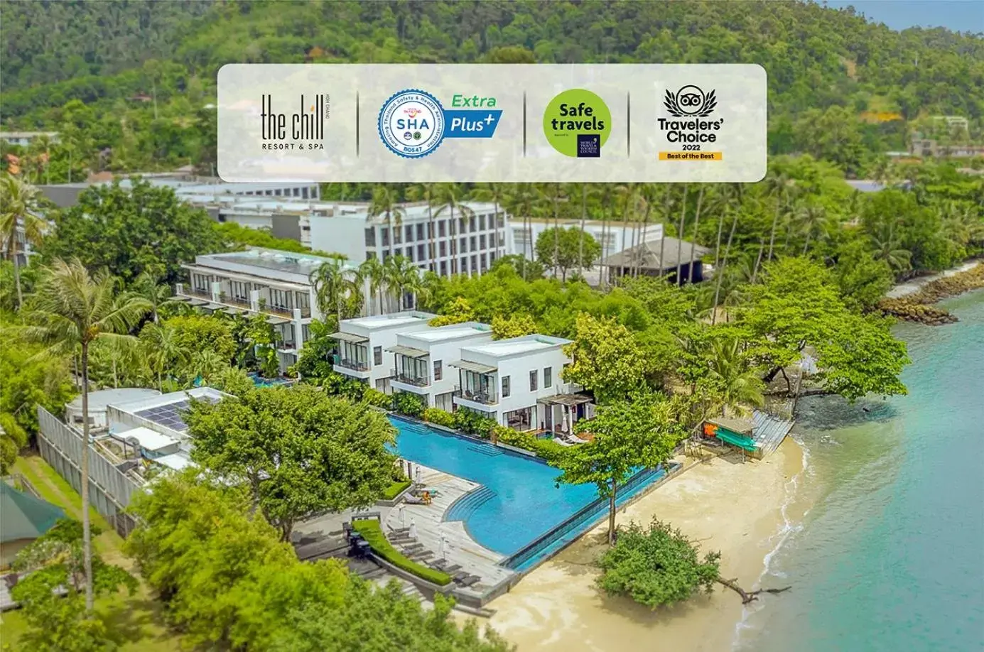 Property building, Bird's-eye View in The Chill Resort and Spa, Koh Chang