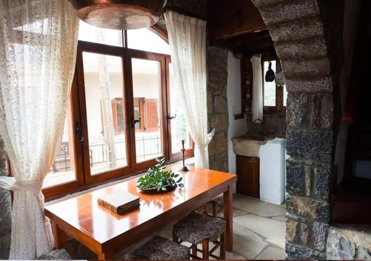 Dining Area in The Traditional Homes of Crete