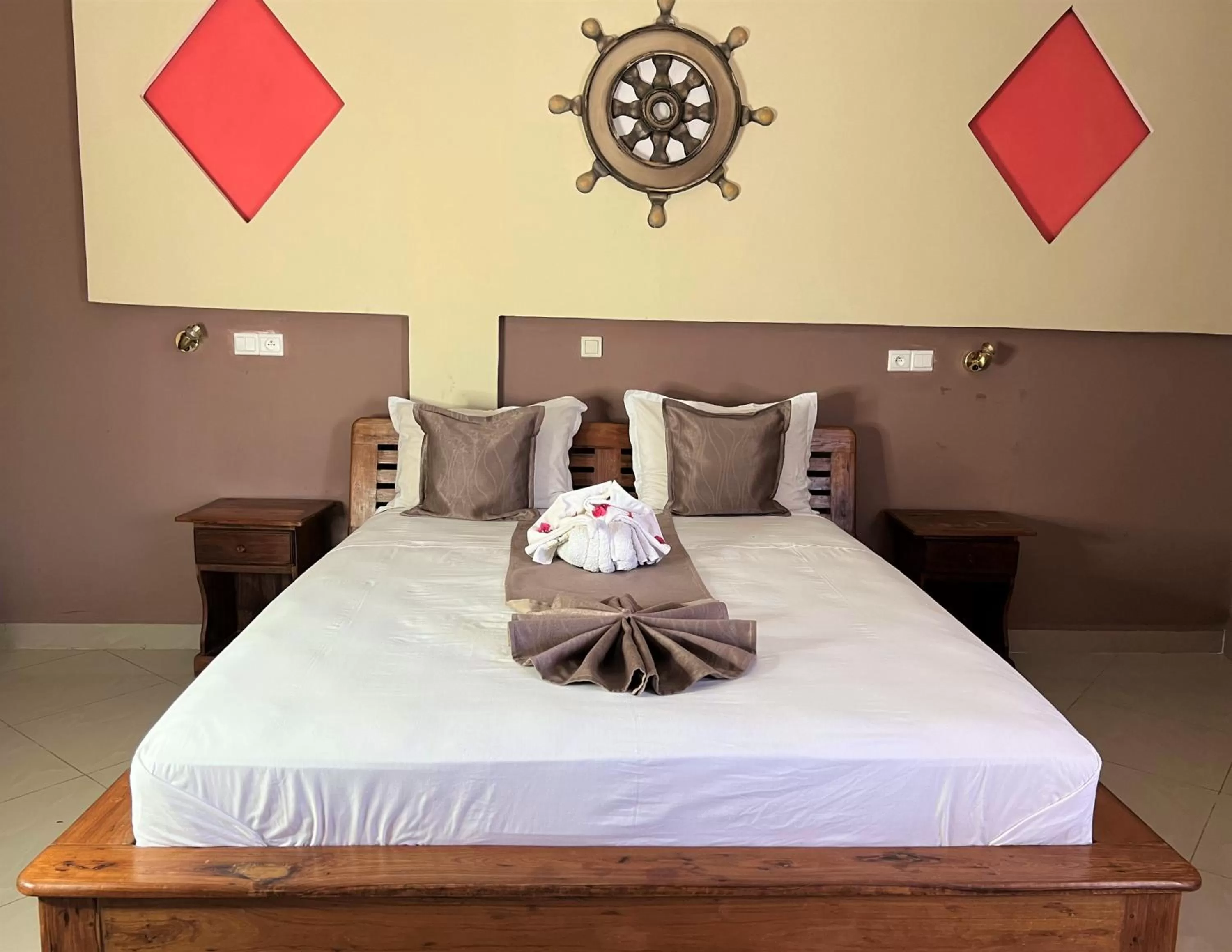 Bed in Amazone Hotel Tulear