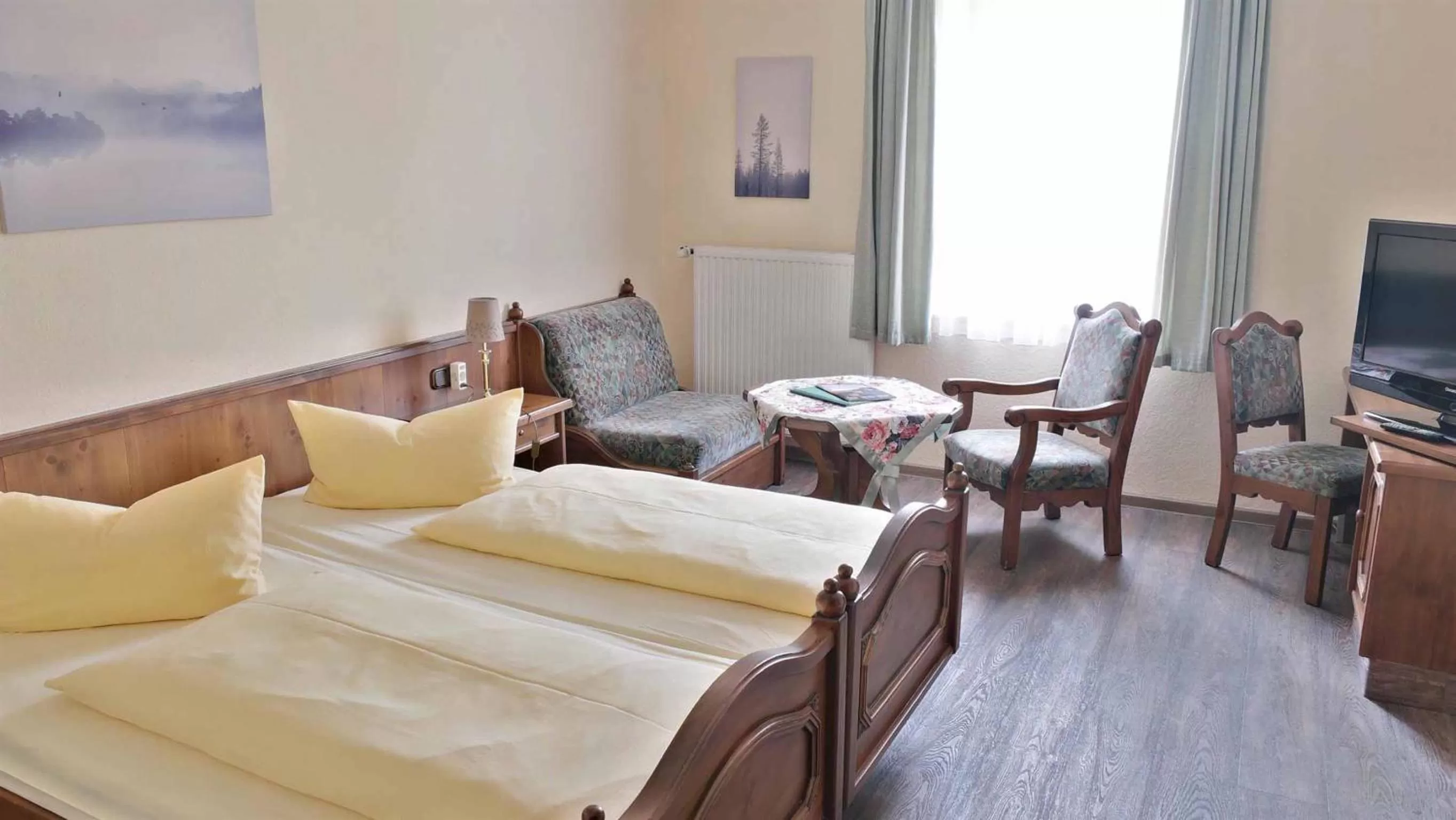 Bed in Hotel und Restaurant Rittergut Kreipitzsch