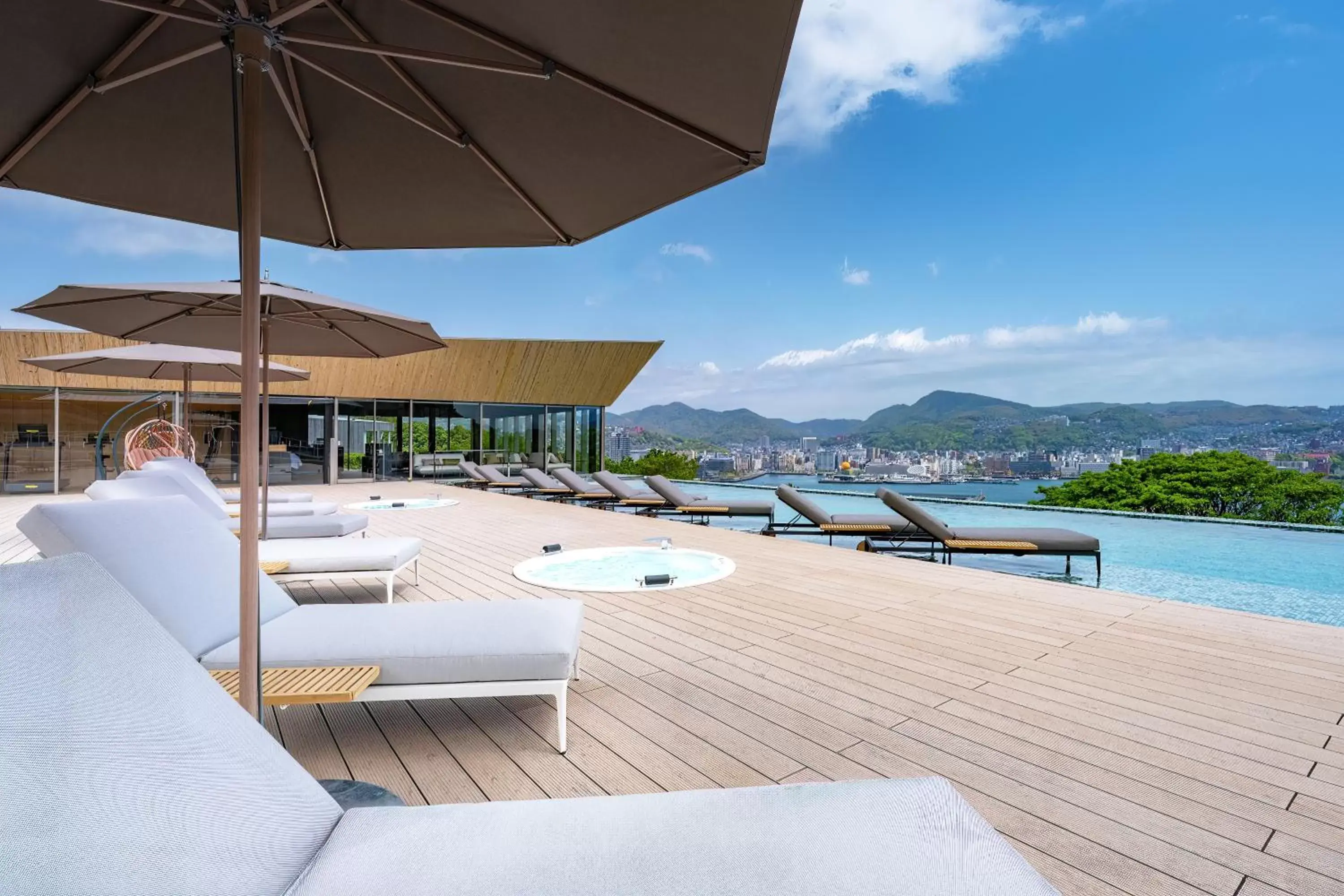 Natural landscape, Swimming Pool in Garden Terrace Nagasaki Hotel & Resort