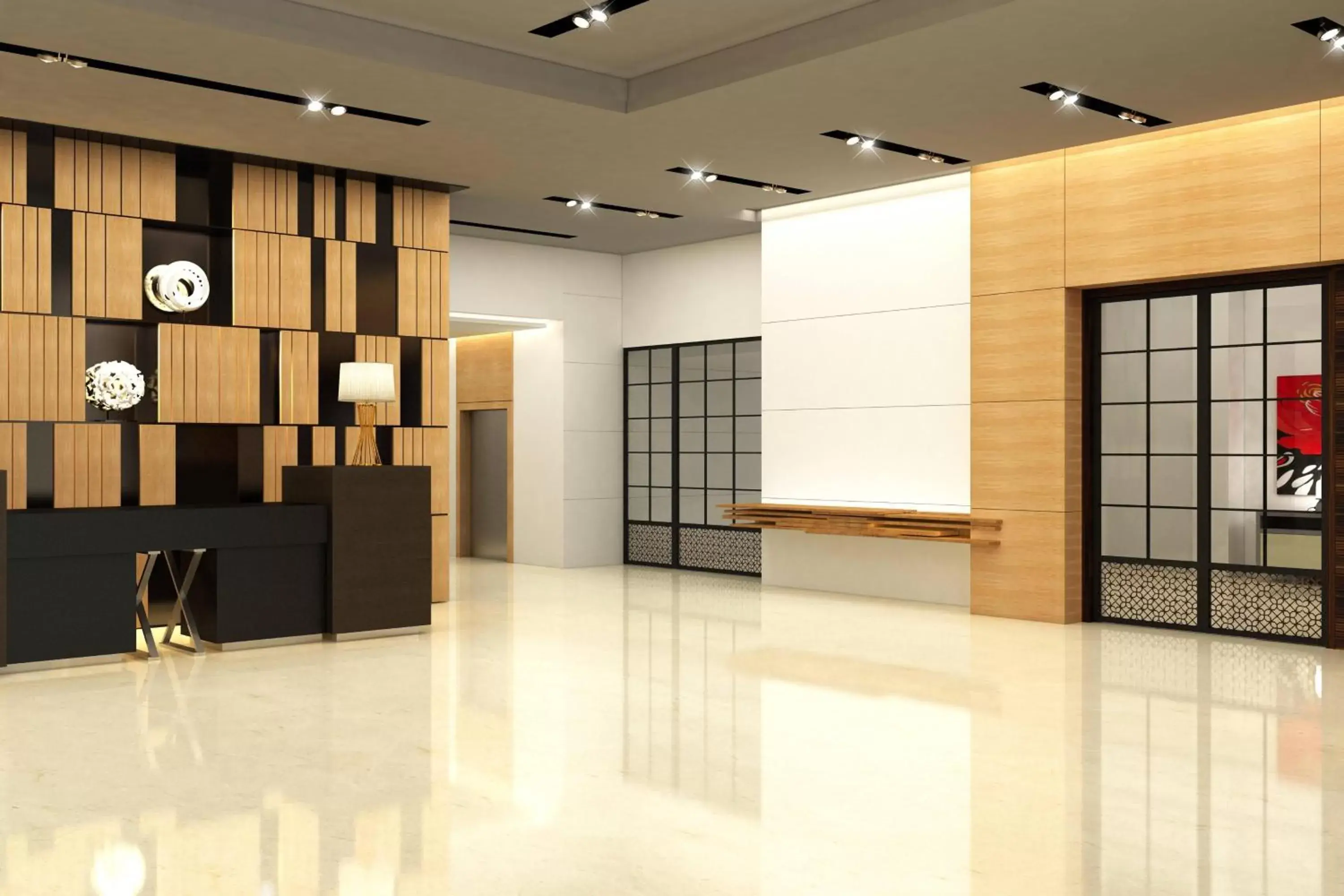 Lobby or reception, Lobby/Reception in Fairfield by Marriott Chennai OMR