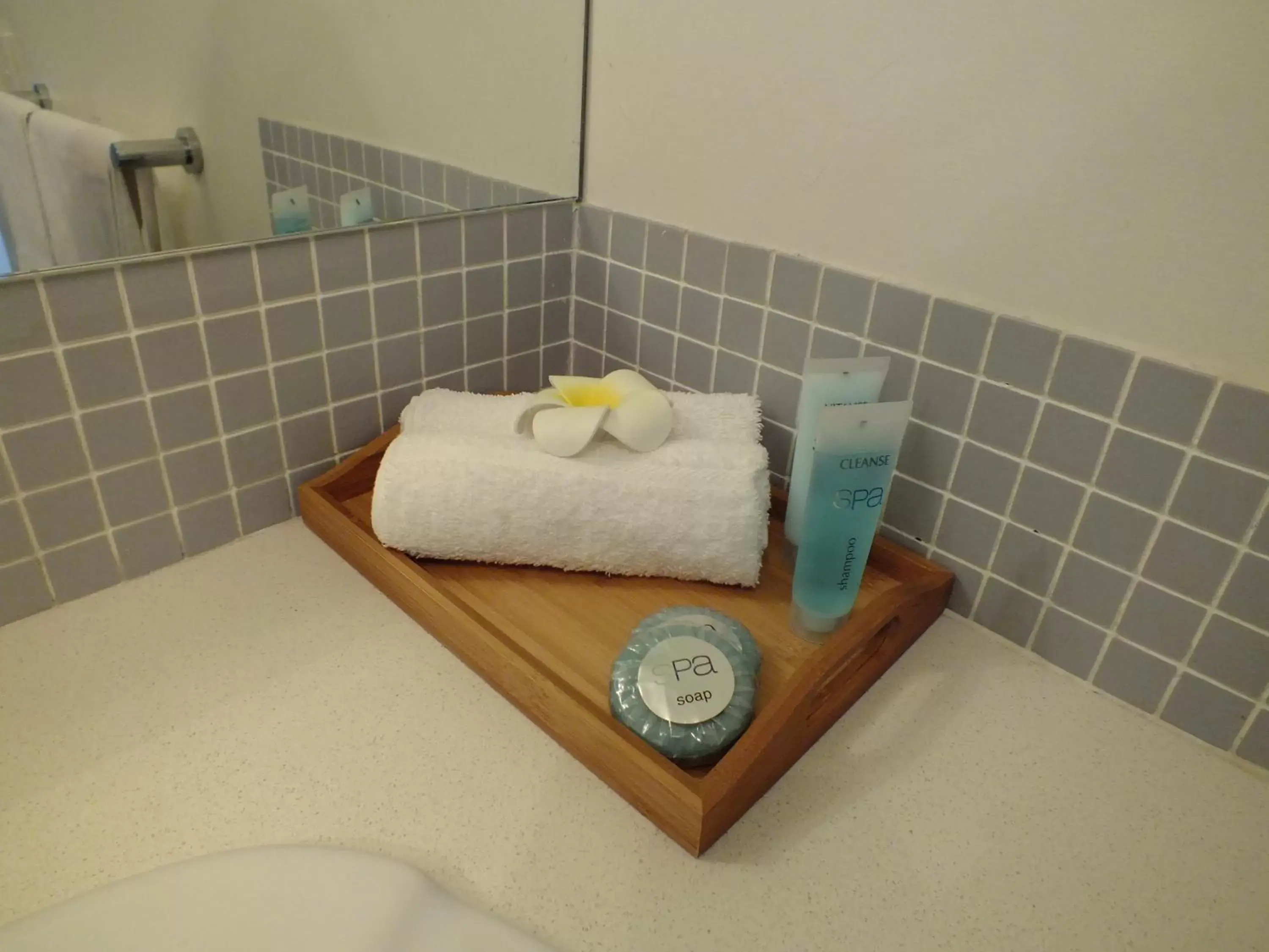 Bathroom in Pacific Marina Apartments