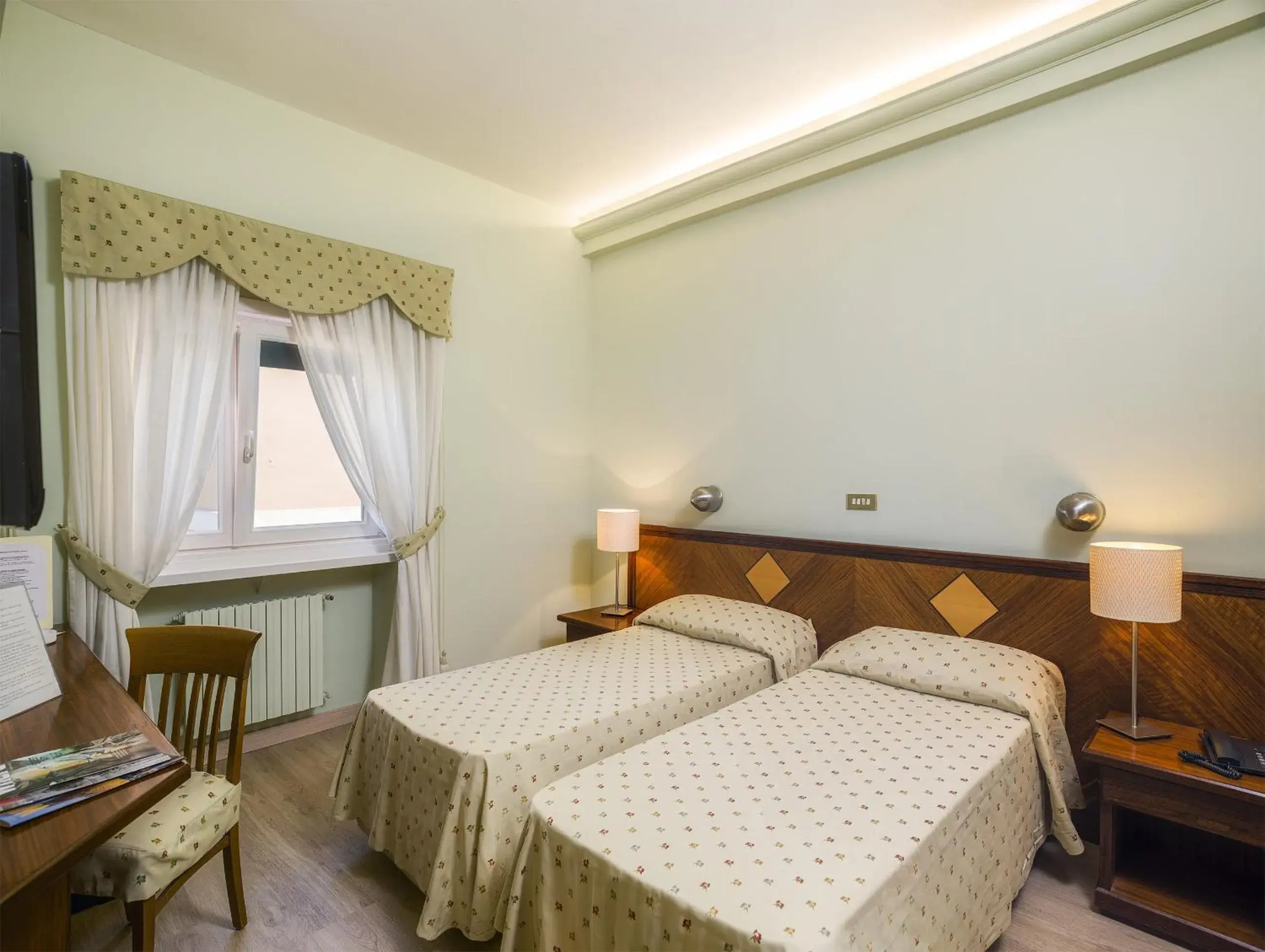 Bedroom, Bed in Hotel Cacciani