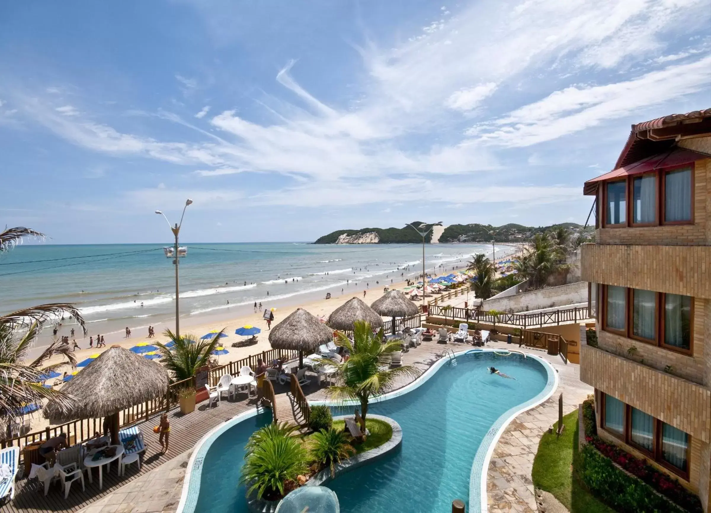 Swimming pool, Pool View in Visual Praia Hotel