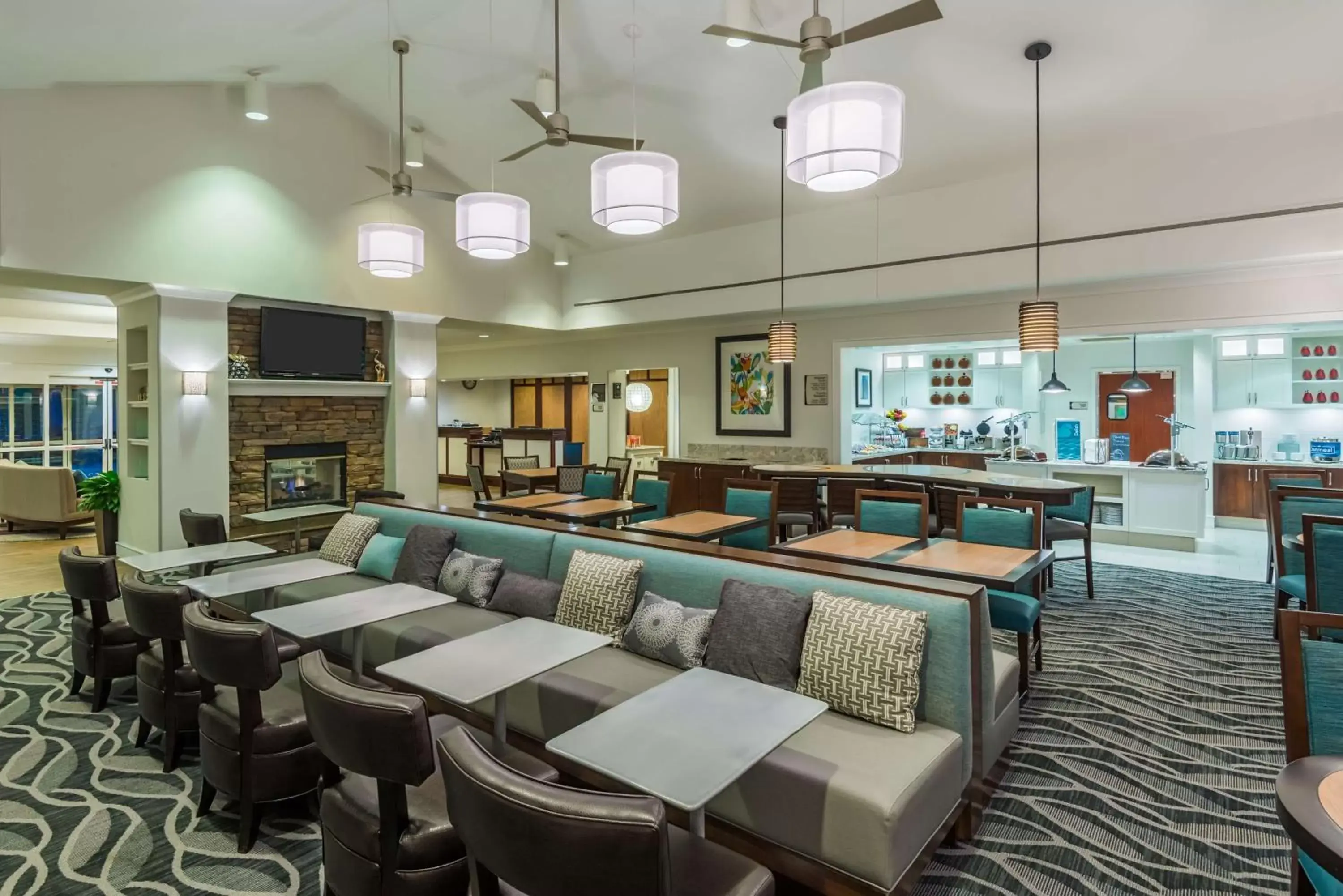 Lobby or reception, Restaurant/Places to Eat in Homewood Suites by Hilton Birmingham South Inverness