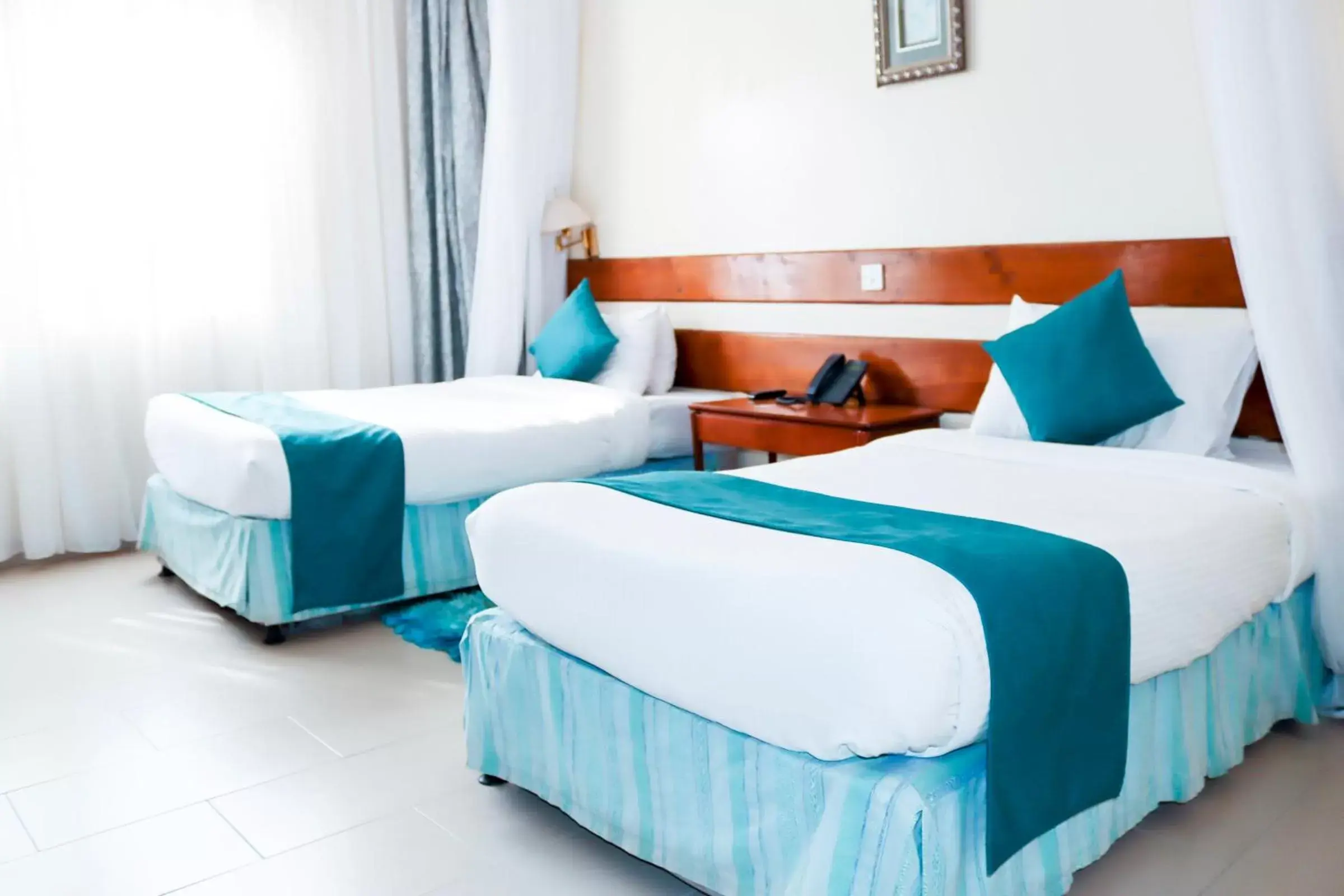 Bed in Sportsview Hotel Kasarani