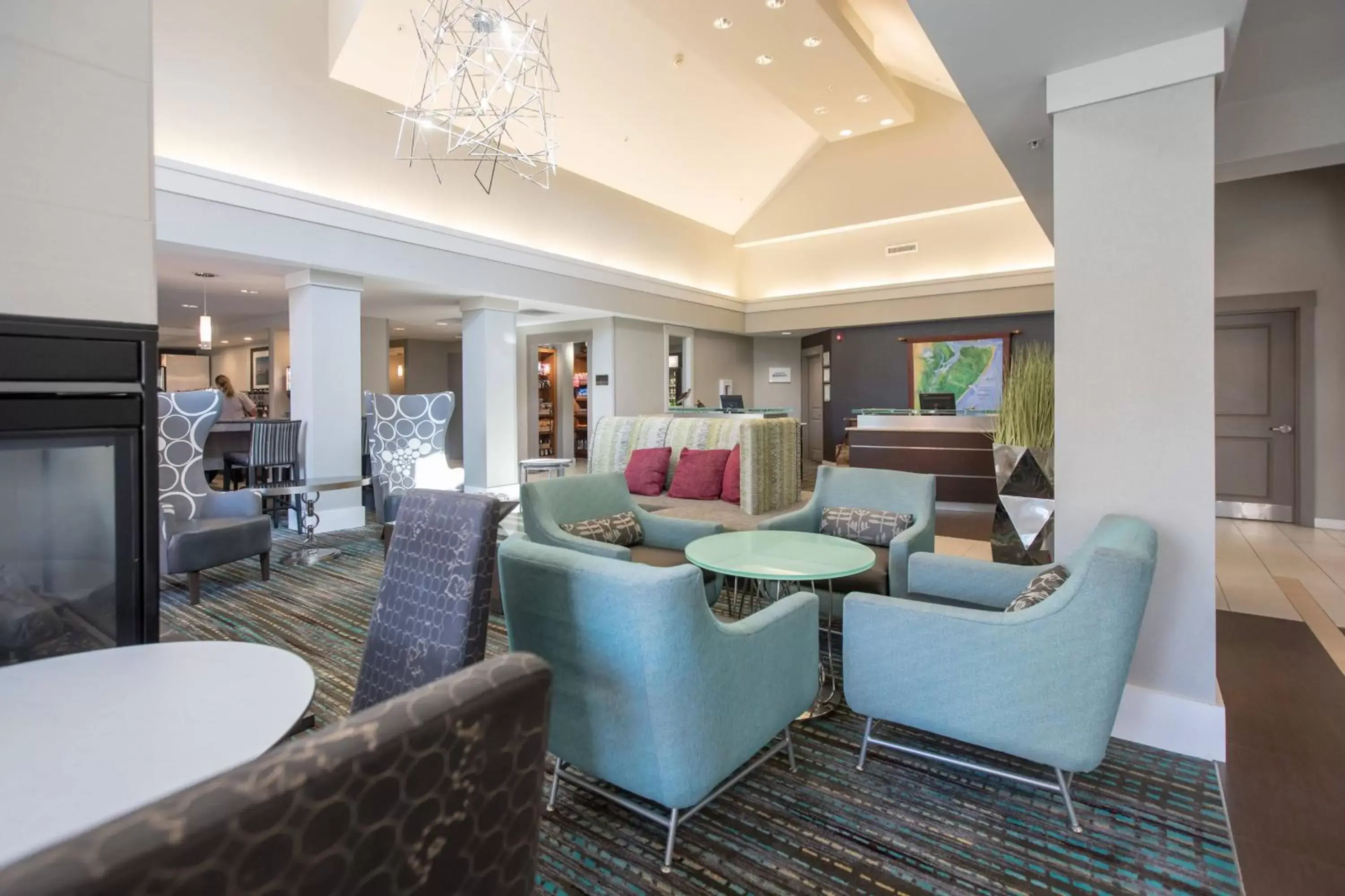 Lobby or reception, Lounge/Bar in Residence Inn by Marriott Amelia Island