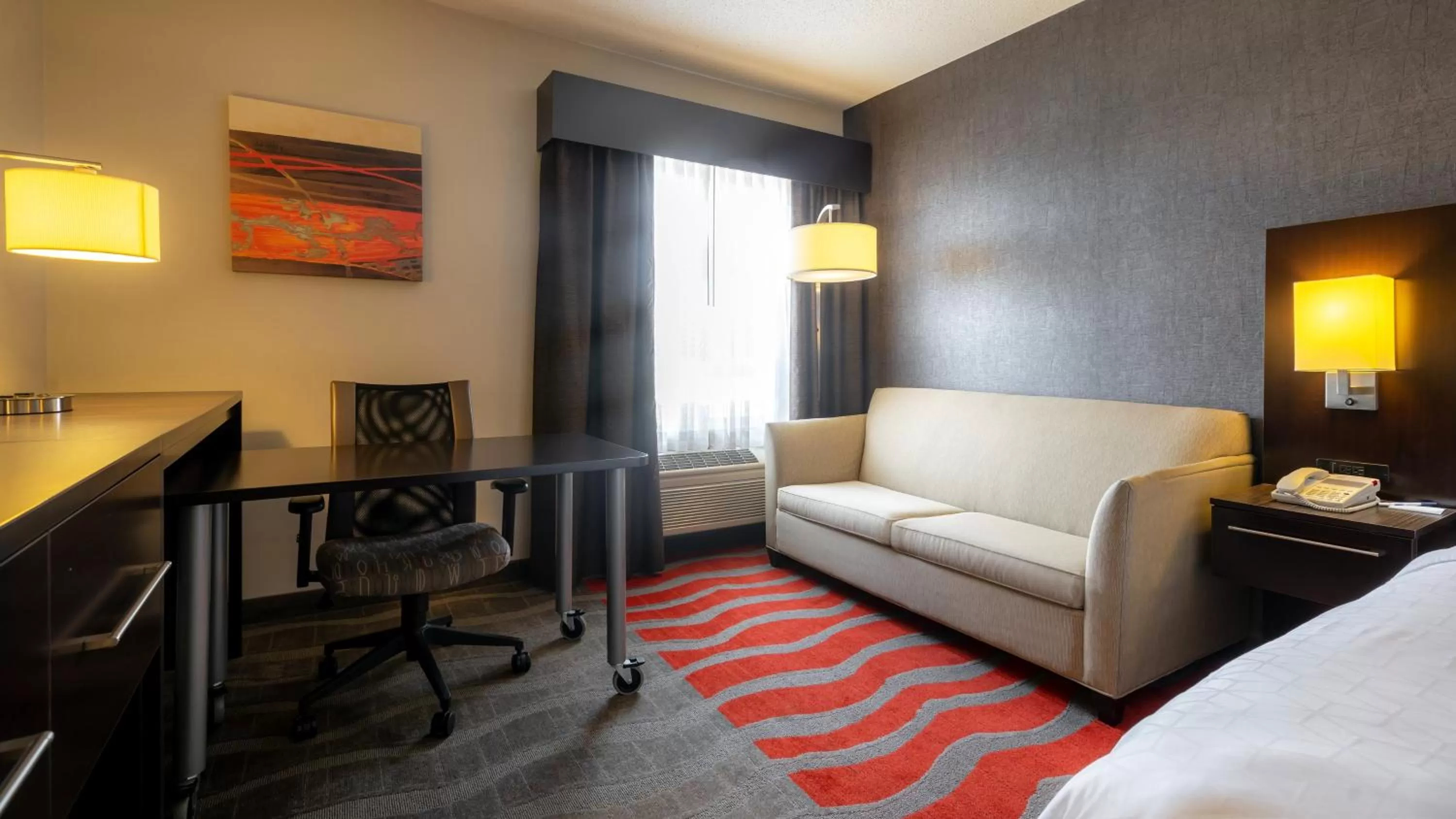 Photo of the whole room, Bed in Holiday Inn Express Hotel & Suites - Edmonton International Airport by IHG