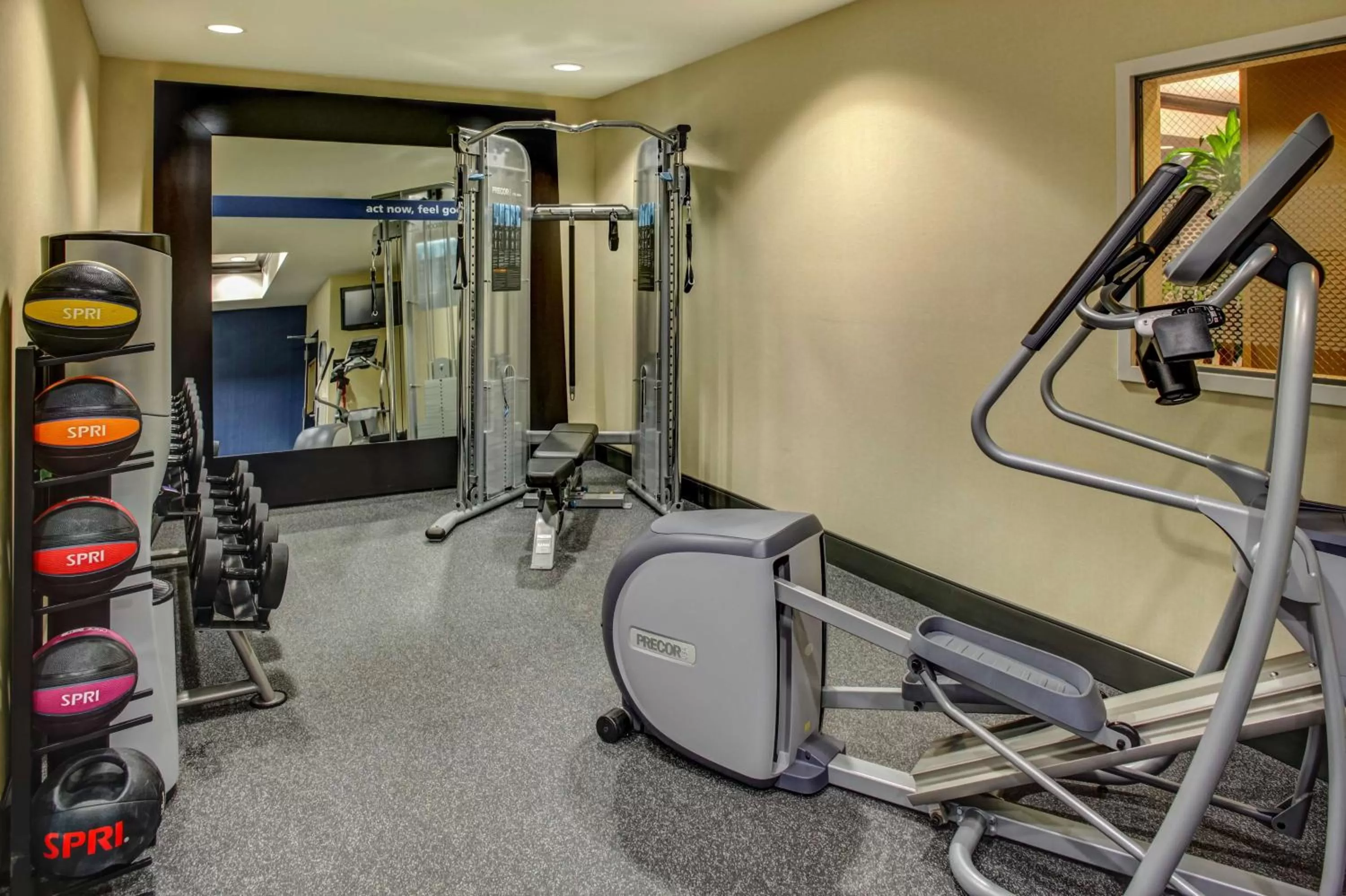 Fitness centre/facilities in Hampton Inn Thomson