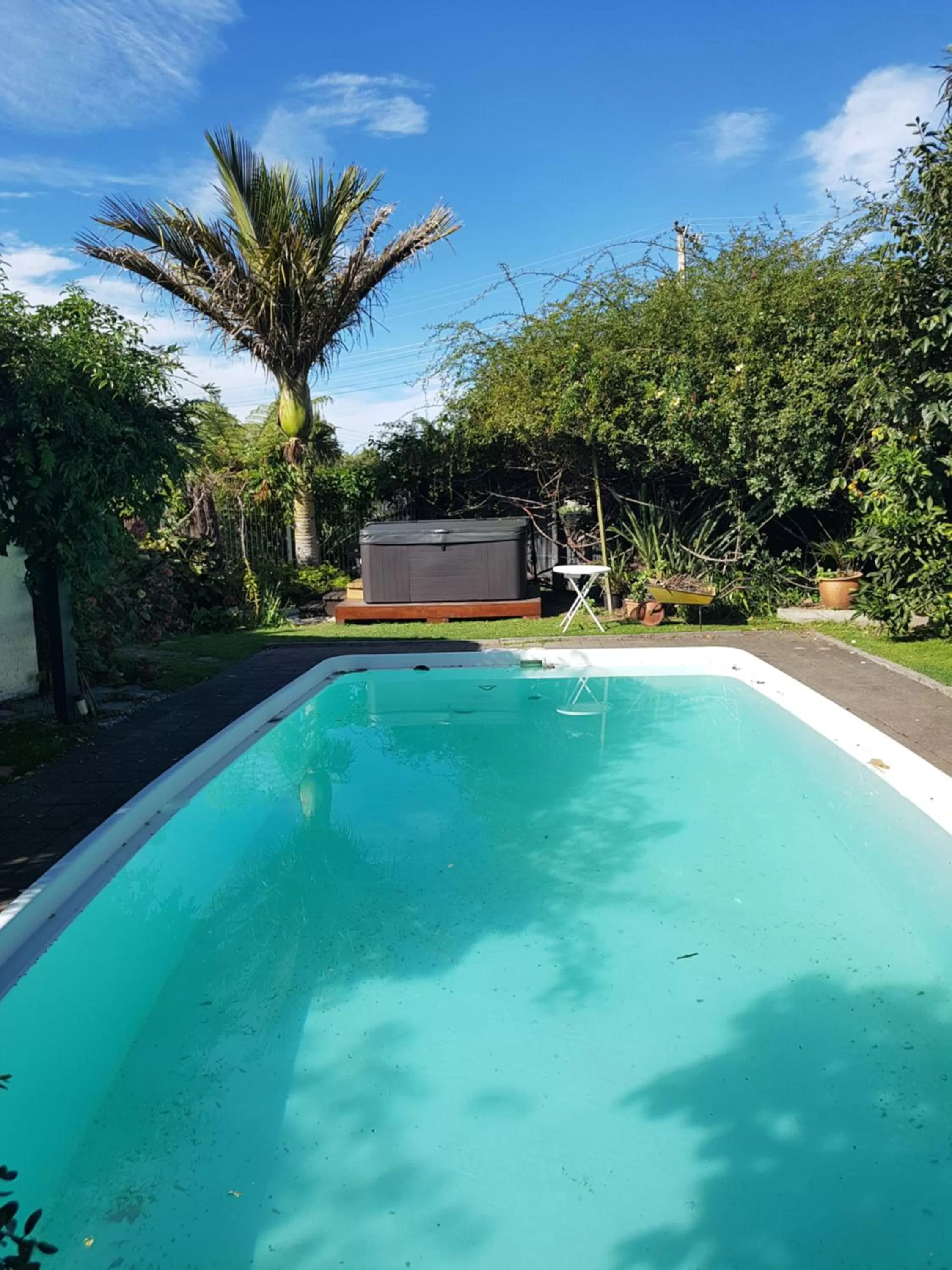 Pool view in Ashcroft Gardens Bed & Breakfast