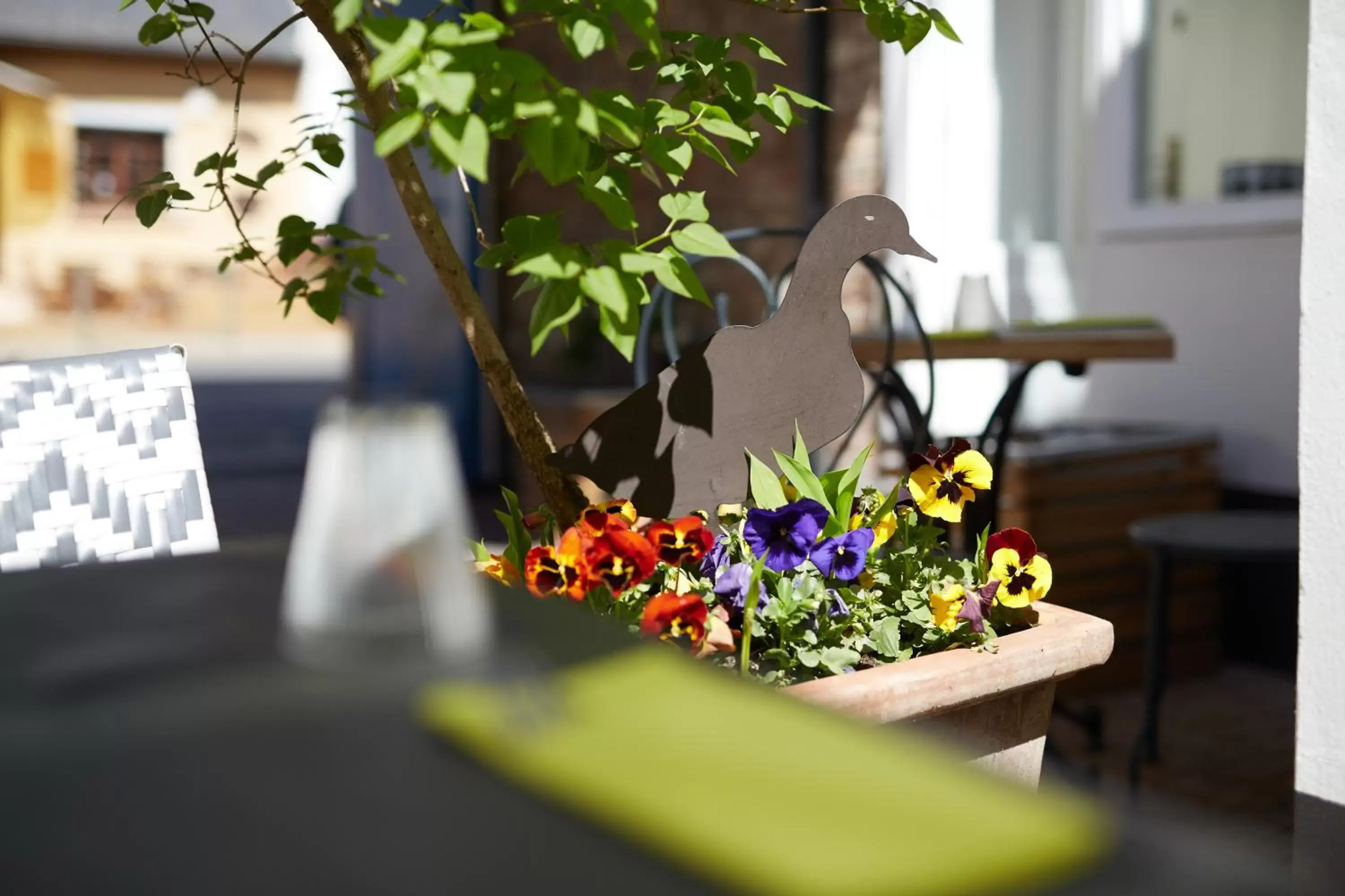 Day, Patio/Outdoor Area in The Originals Boutique, Hôtel La Colonne de Bronze, Saint-Valéry-sur-Somme (Inter-Hotel)