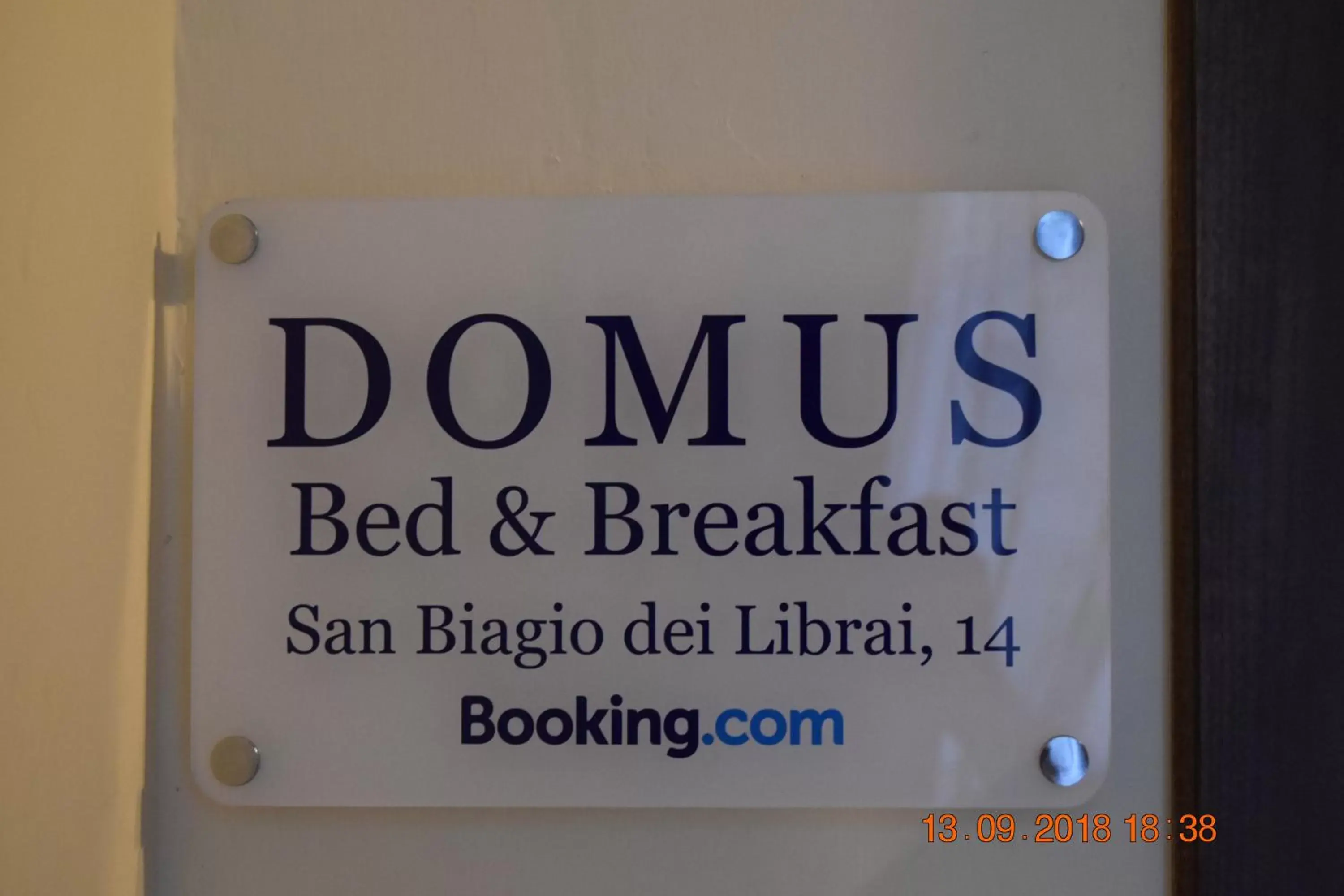 Logo/Certificate/Sign in Domus San Biagio 14