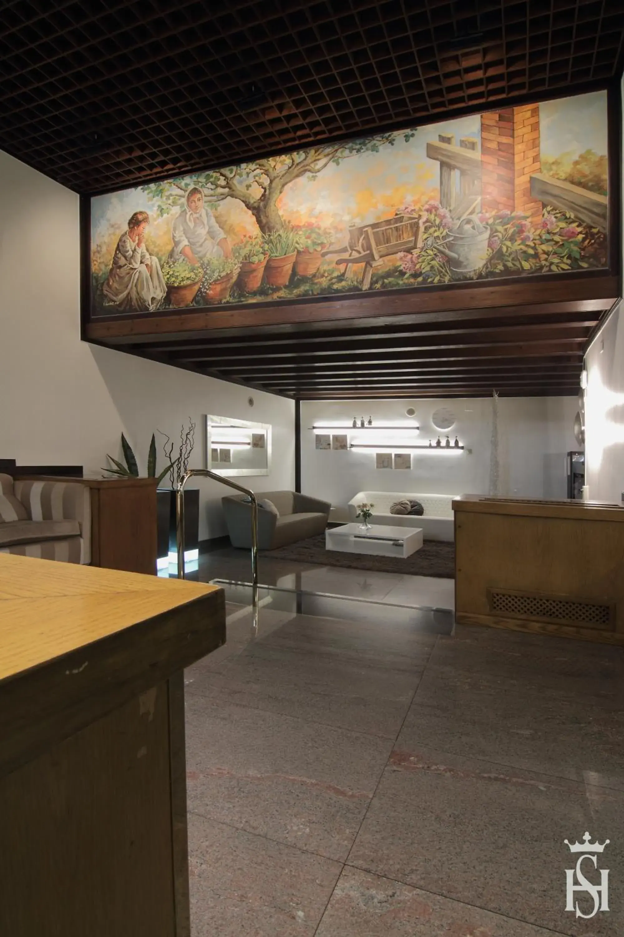 Lobby or reception in Hotel Castilla Vieja