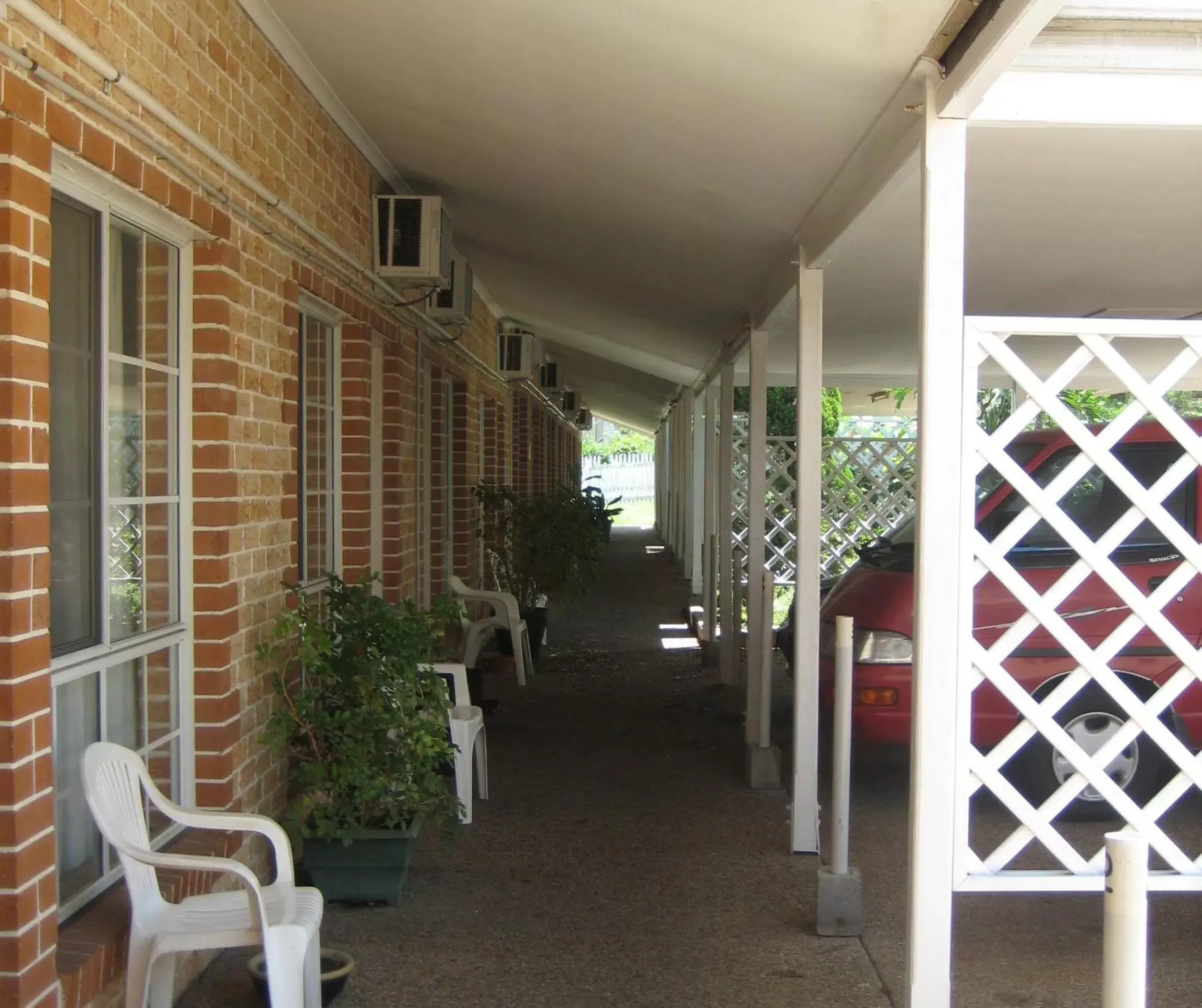 Patio in Beenleigh Village Motel