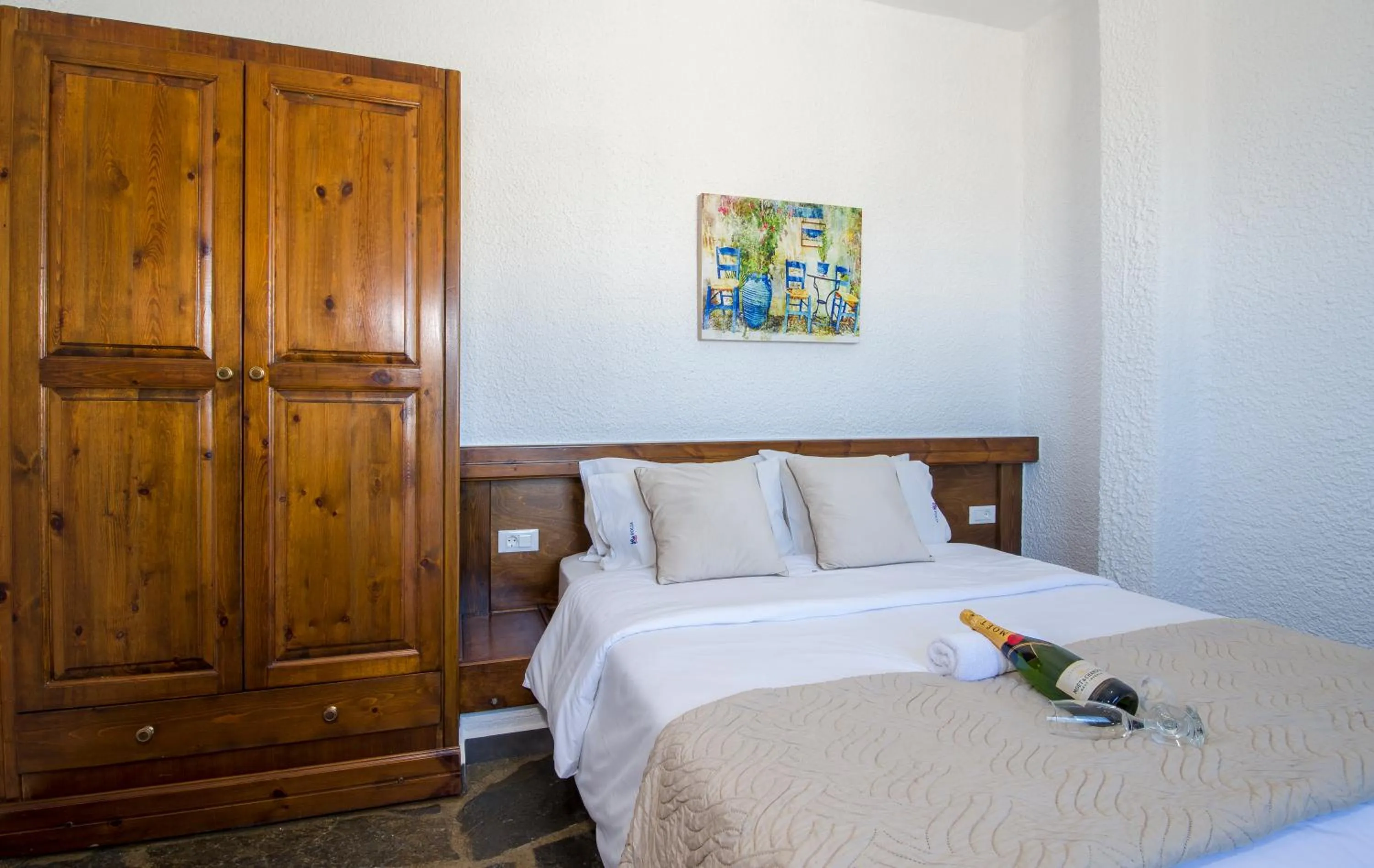 Bed in Folia Apartments Chania