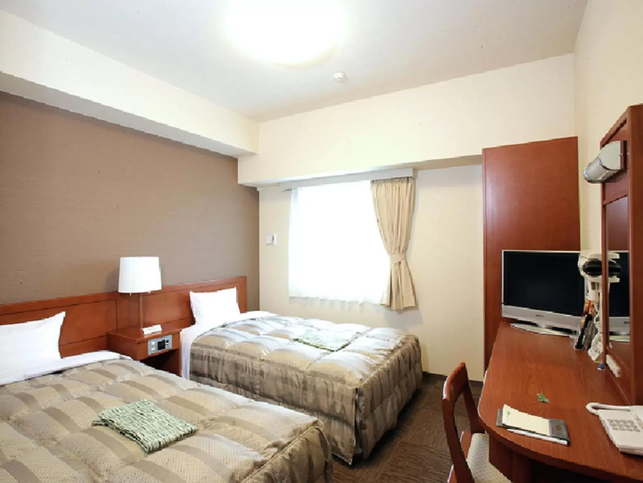 Bed in Hotel Route-Inn Fujieda-Eki Kita