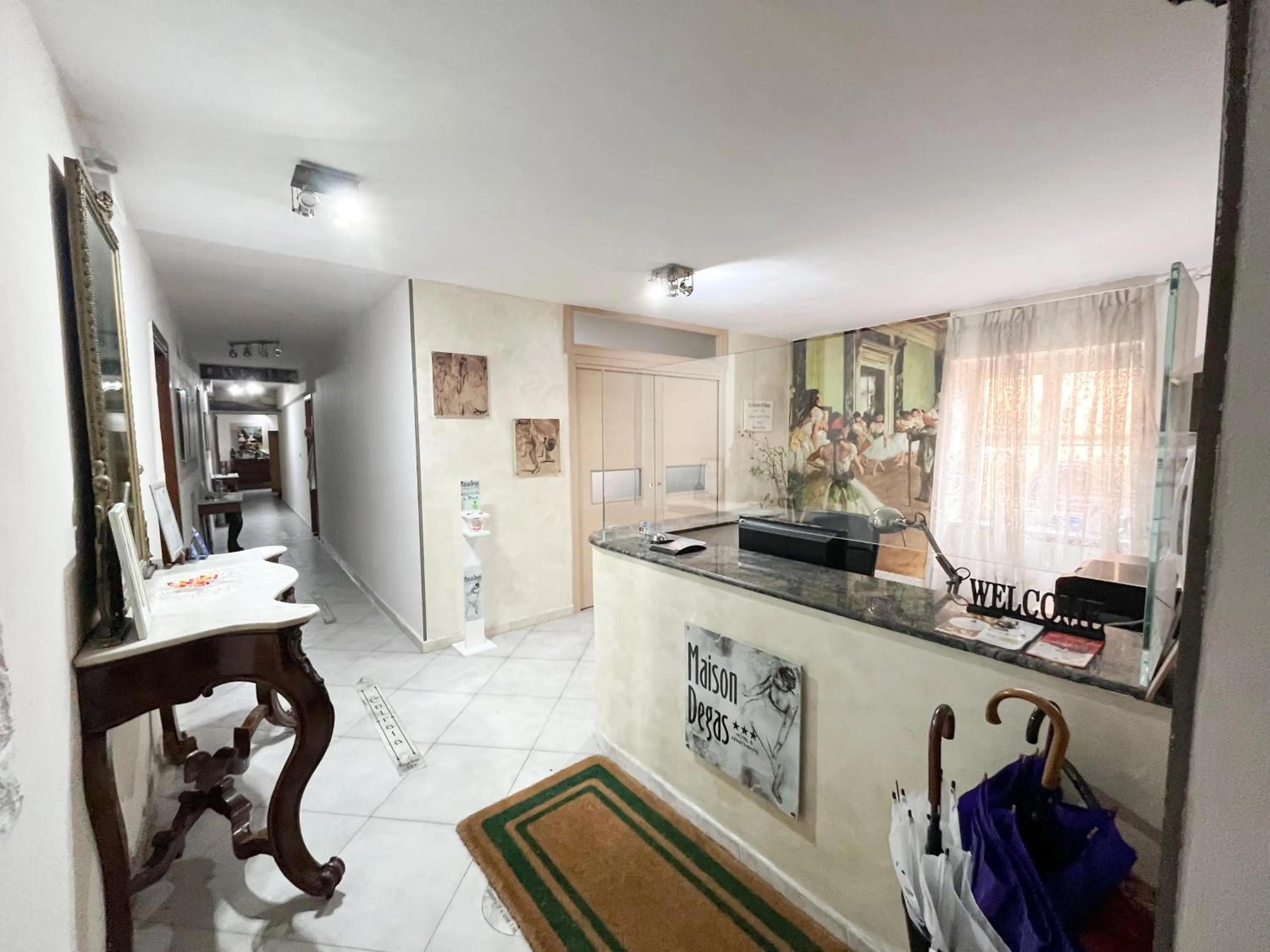 Lobby or reception in Maison Degas-Dimora di Charme