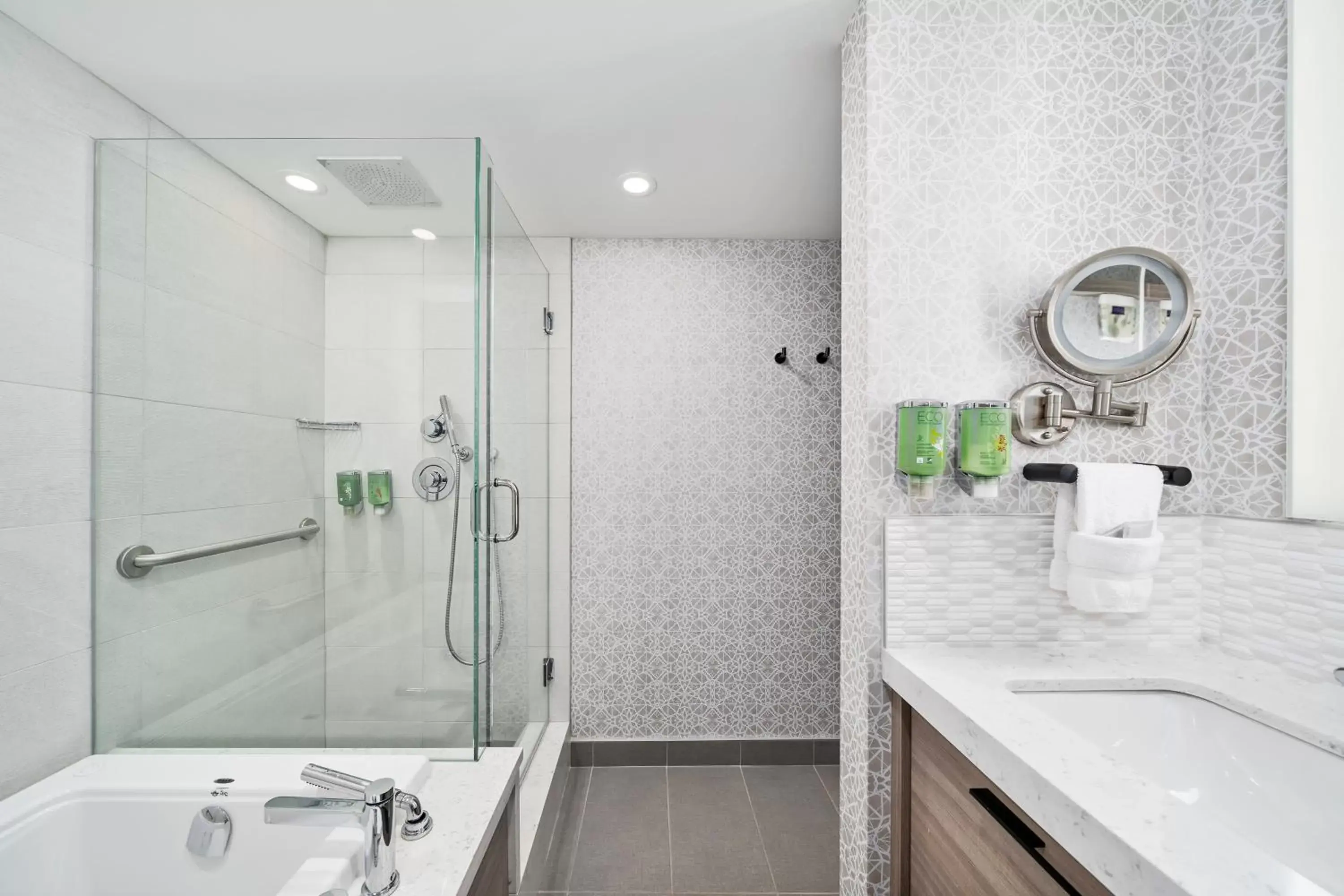 Shower, Bathroom in Lake Louise Inn