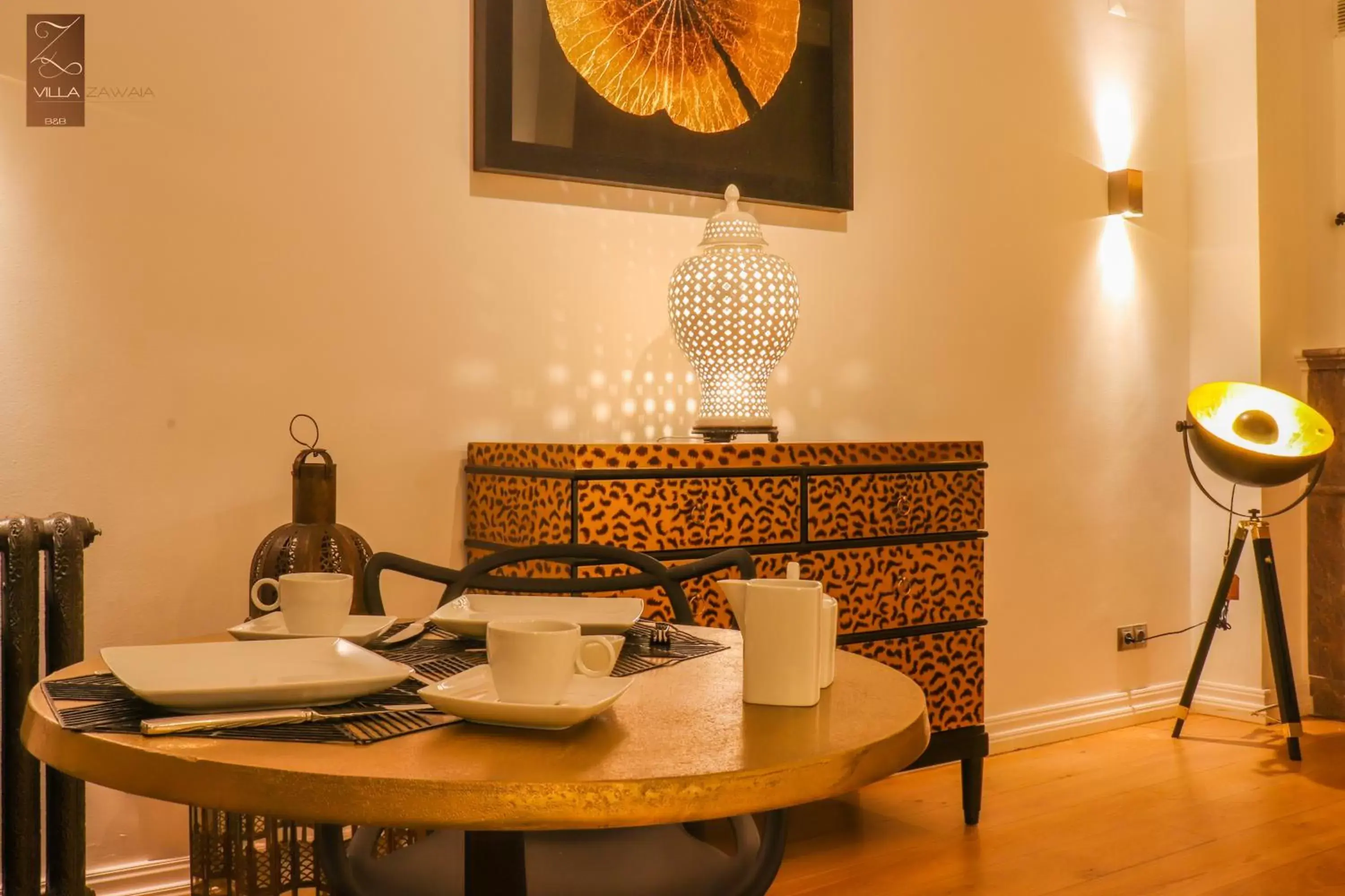 Dining area in Villa Zawaia B&B