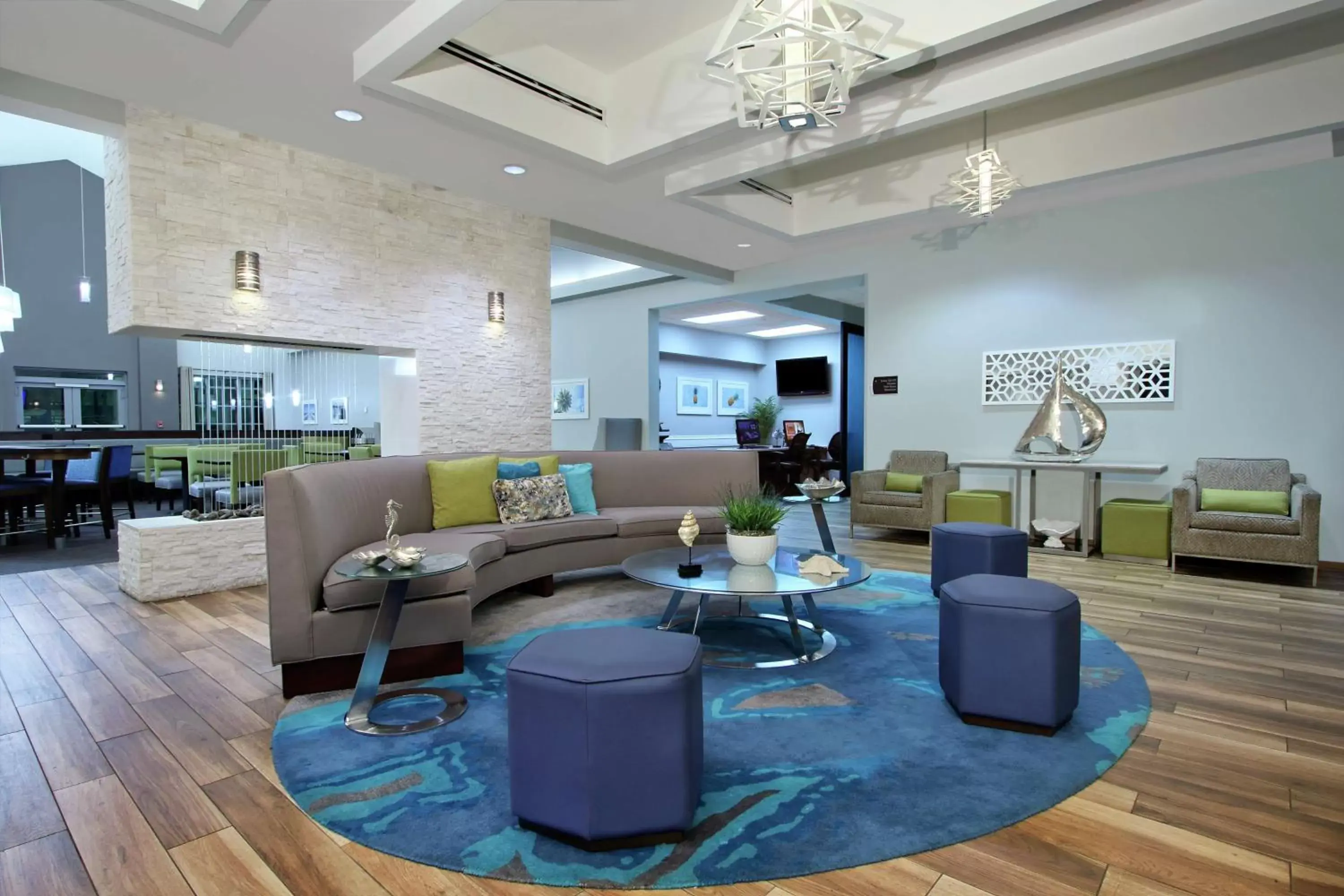Lobby or reception in Homewood Suites by Hilton Fort Lauderdale Airport-Cruise Port