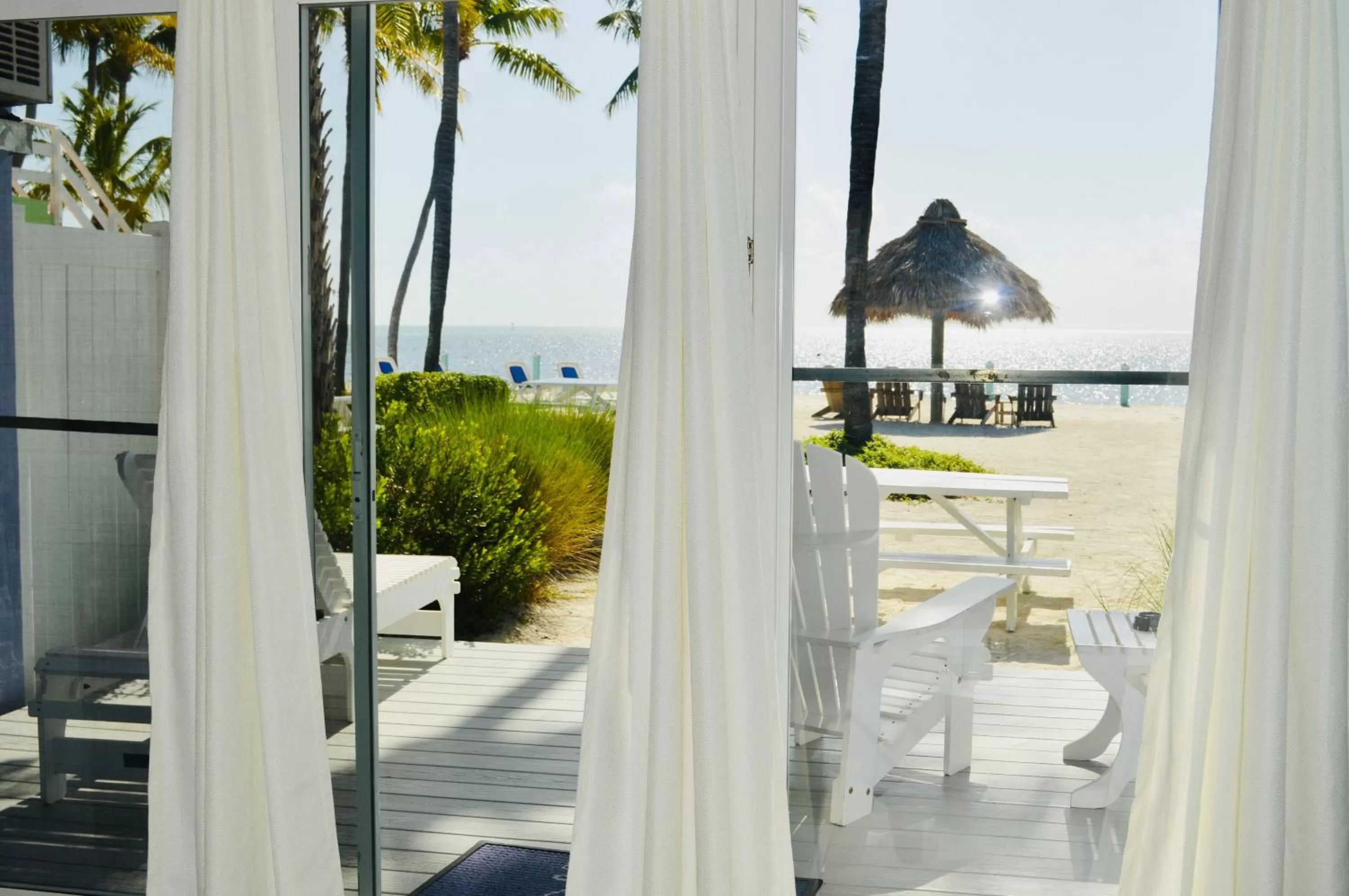 Patio in Drop Anchor Resort & Marina