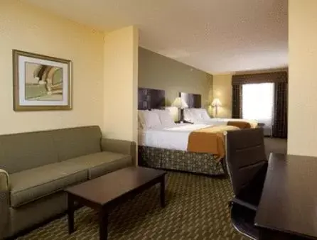 Seating area in Holiday Inn Express and Suites Saint Augustine North, an IHG Hotel