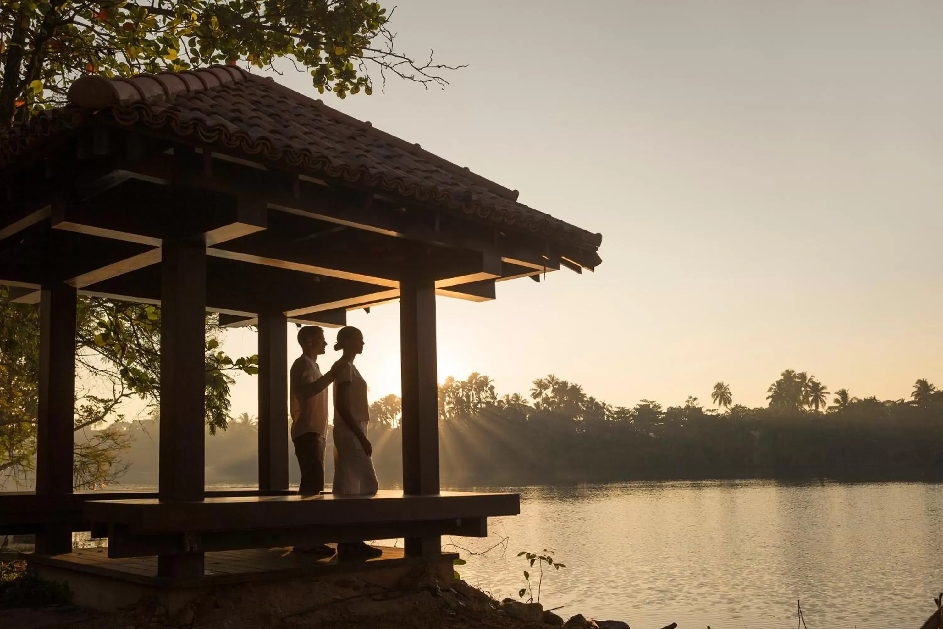 Lake view in Anantara Kalutara Resort