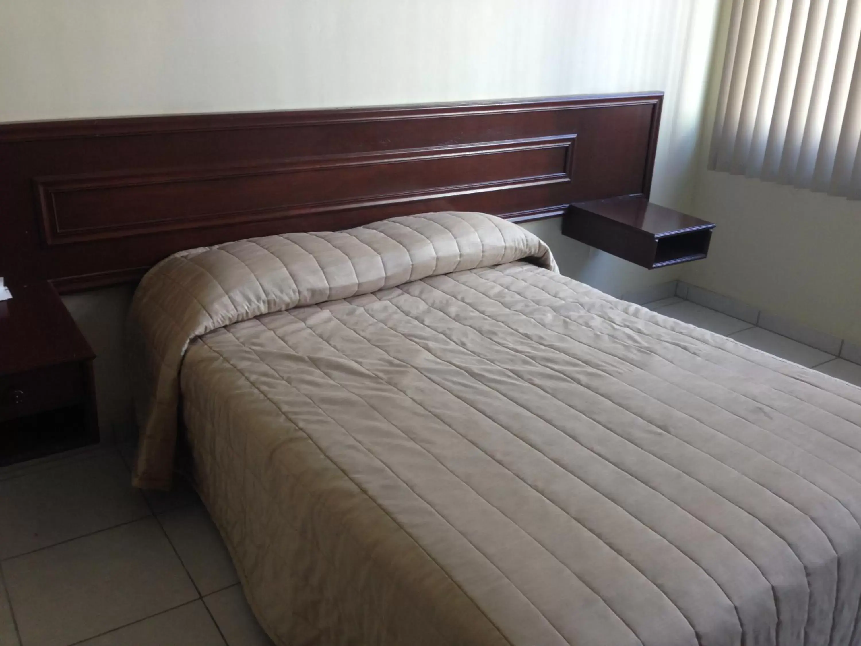 Bed in Hotel Plaza Sahuayo