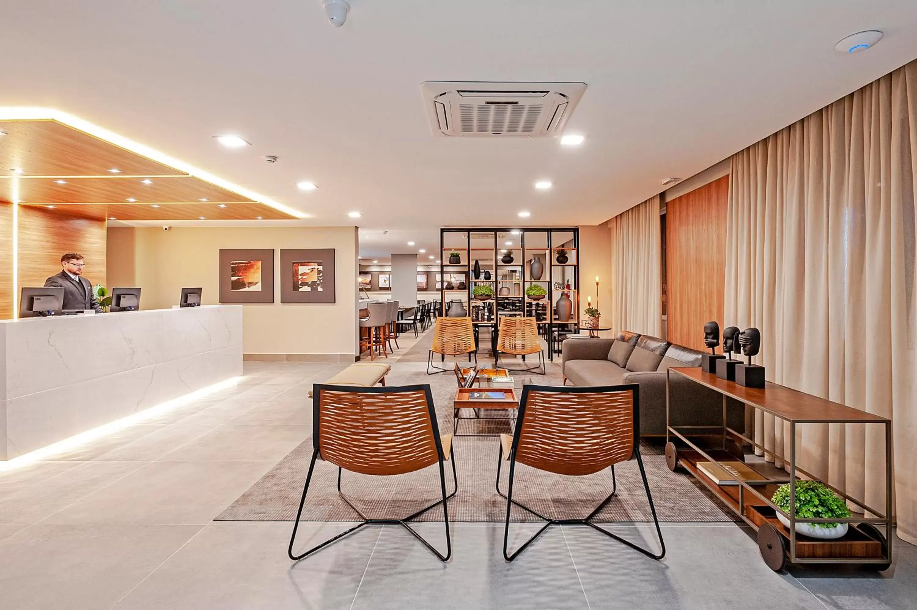 Lobby or reception in Slaviero Curitiba Aeroporto Lobby or reception in Slaviero Curitiba Aeroporto