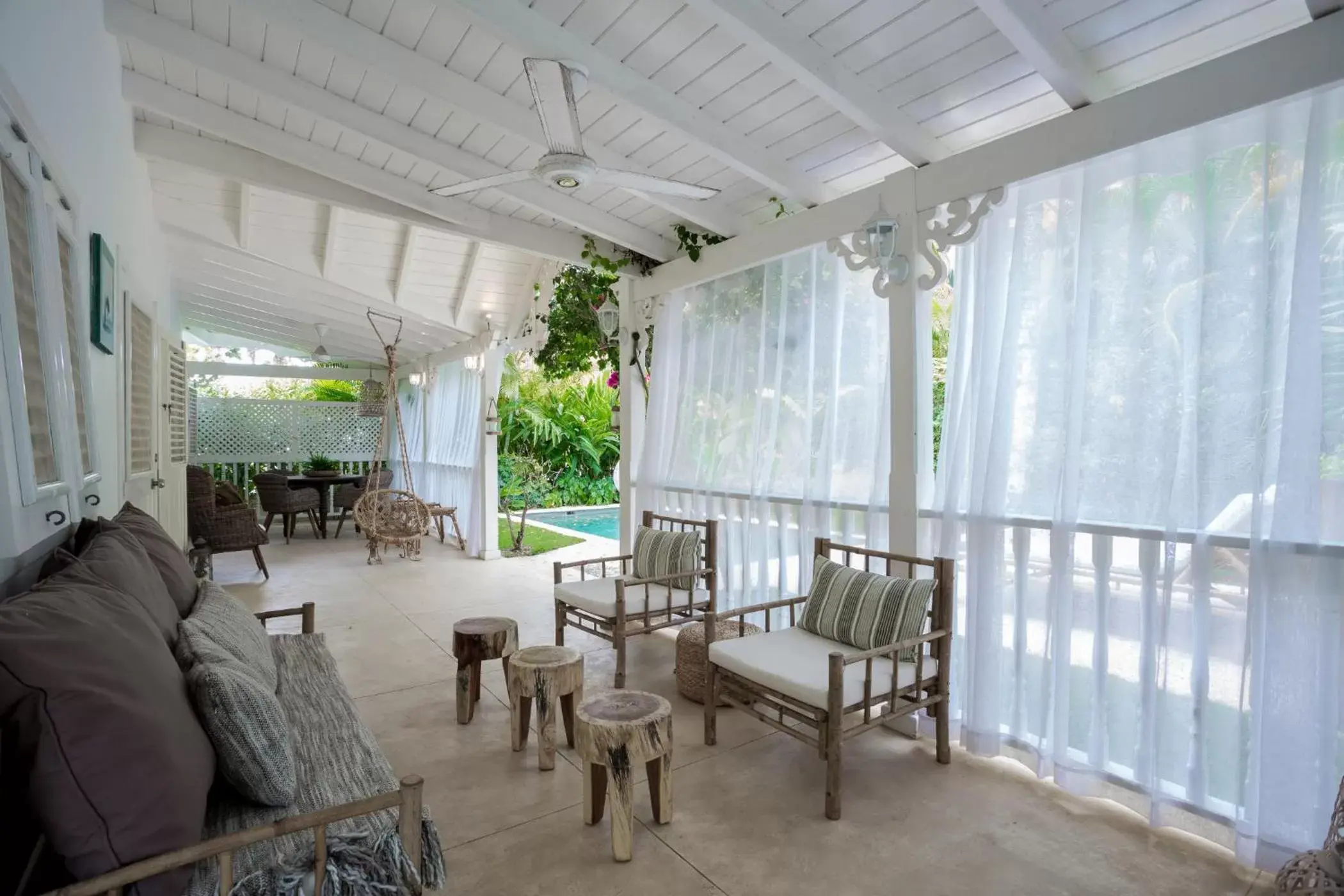 Patio in Mahona Boutique Hotel