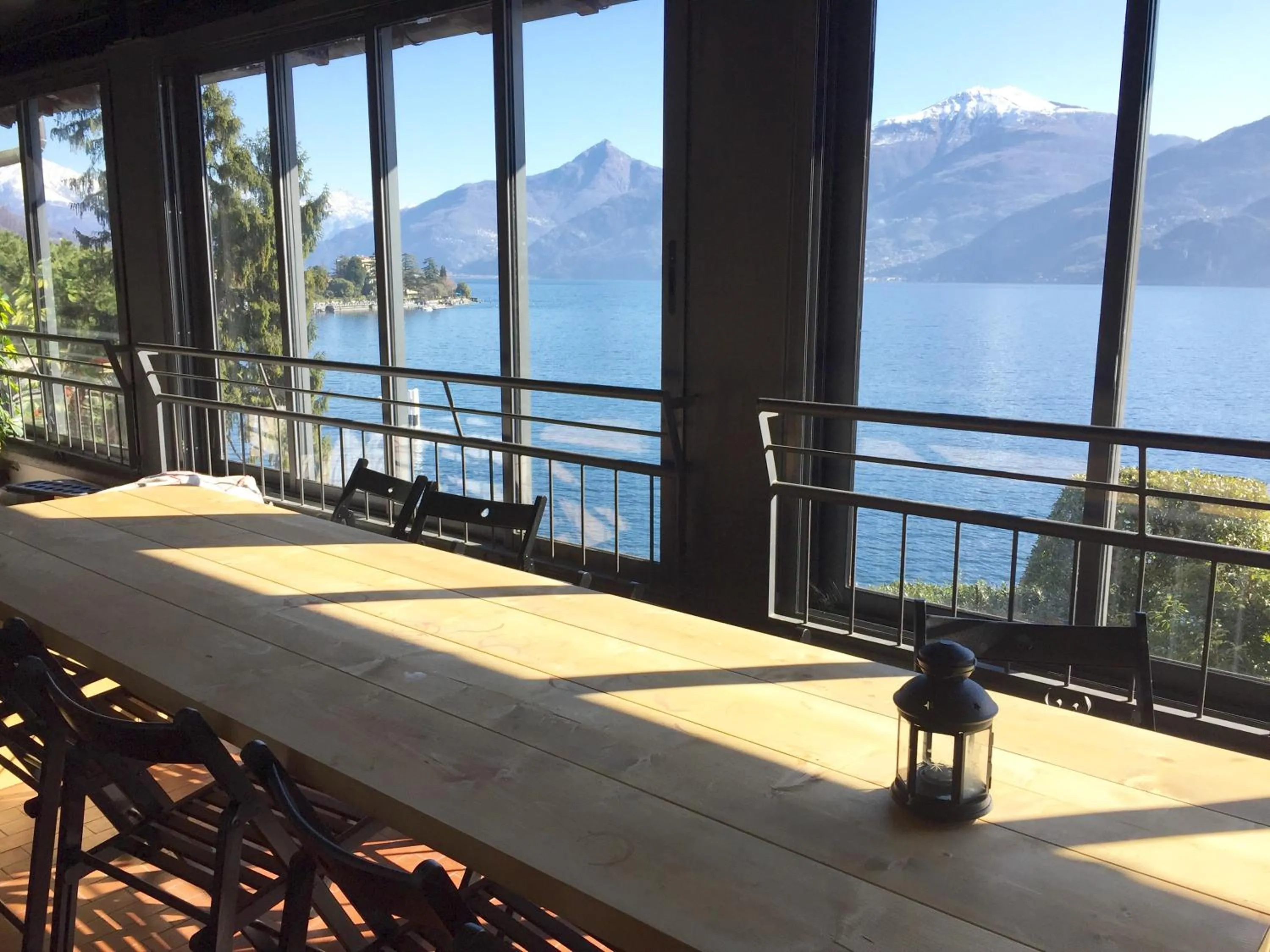 Lake view in Lake Como Hostel