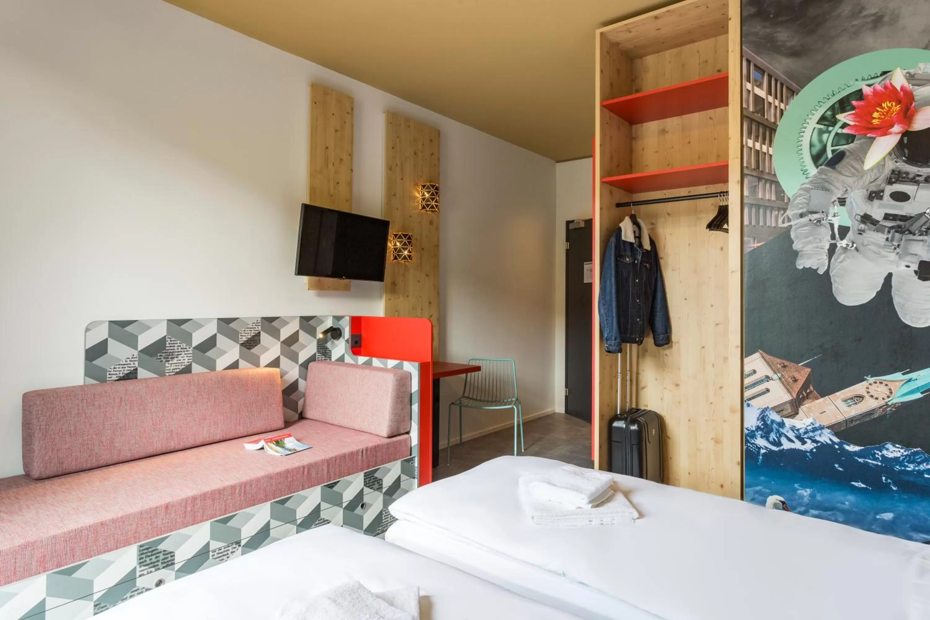 Bedroom, Seating Area in MEININGER Hotel Zürich Greencity