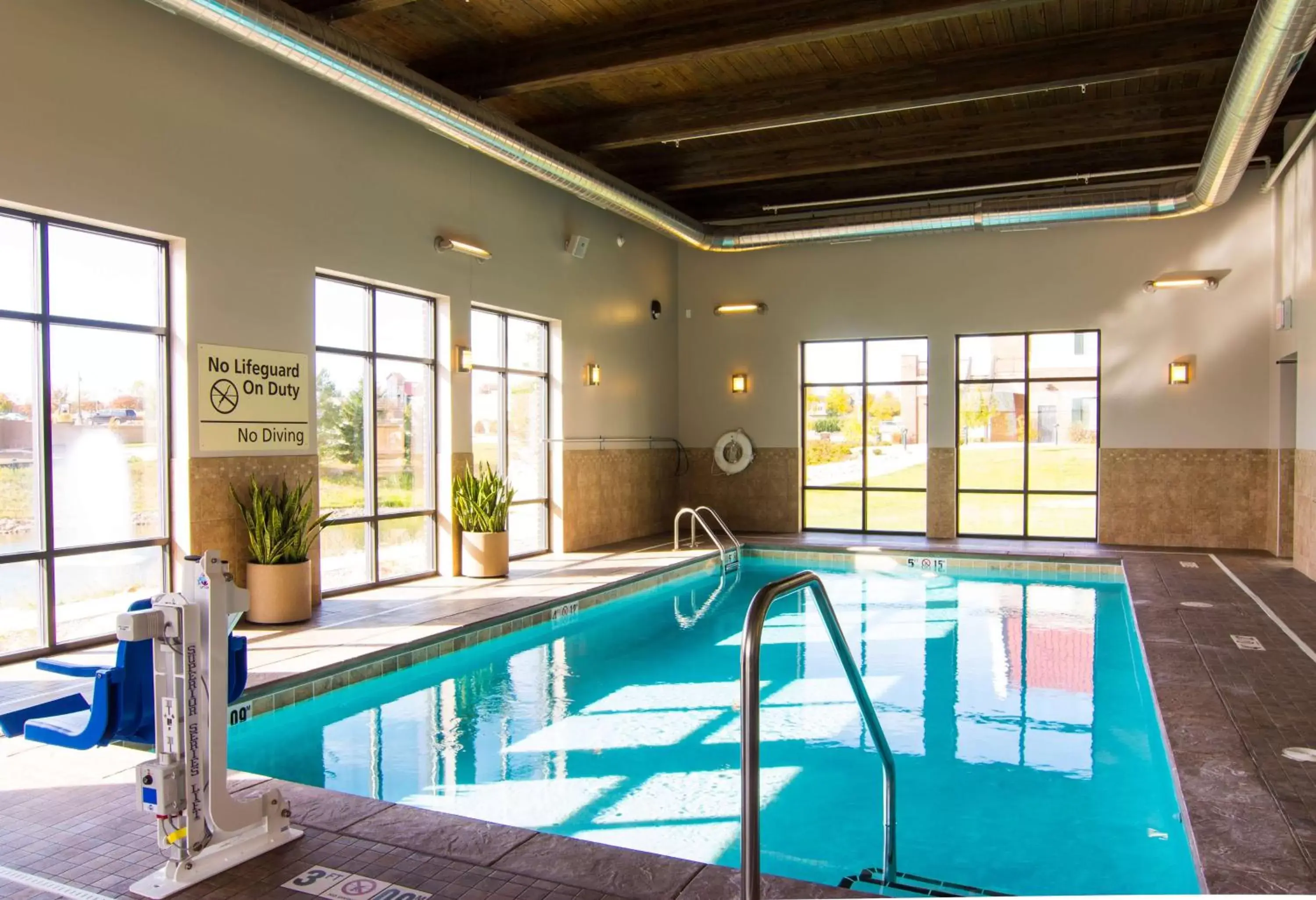 Pool view in Hampton Inn Orange City Pool view in Hampton Inn Orange City