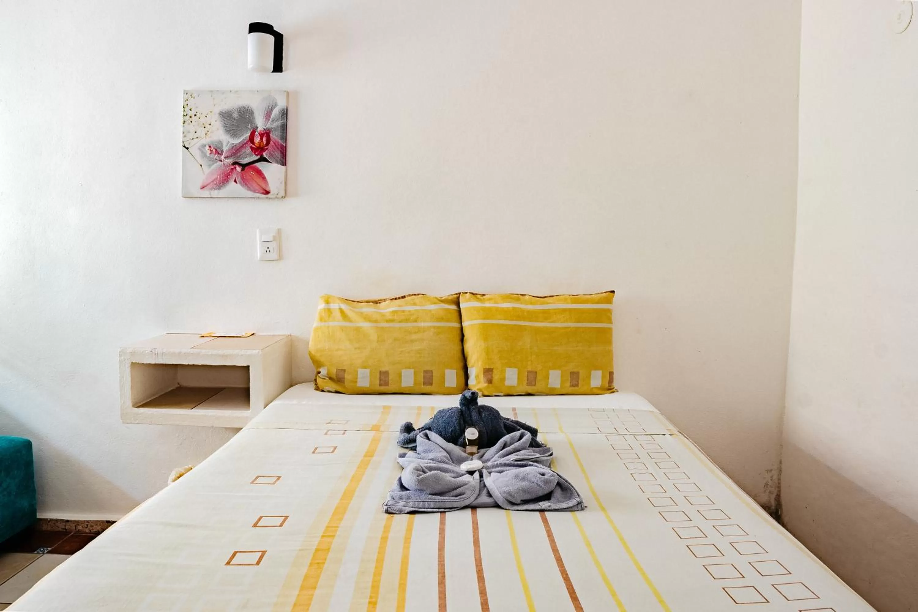 Bed in Hotel Posada Edem