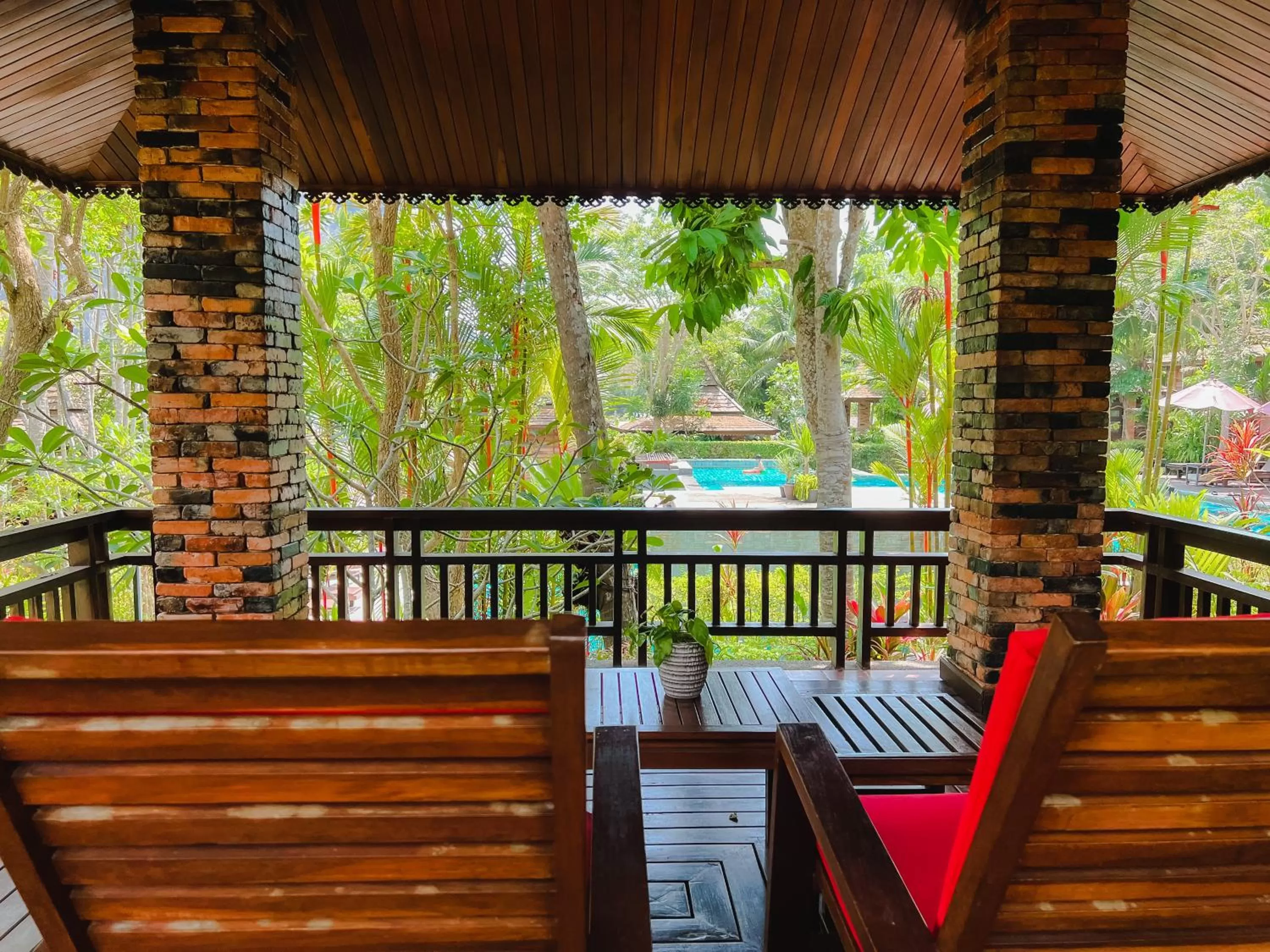 Patio in Aonang Phu Pi Maan Resort & Spa