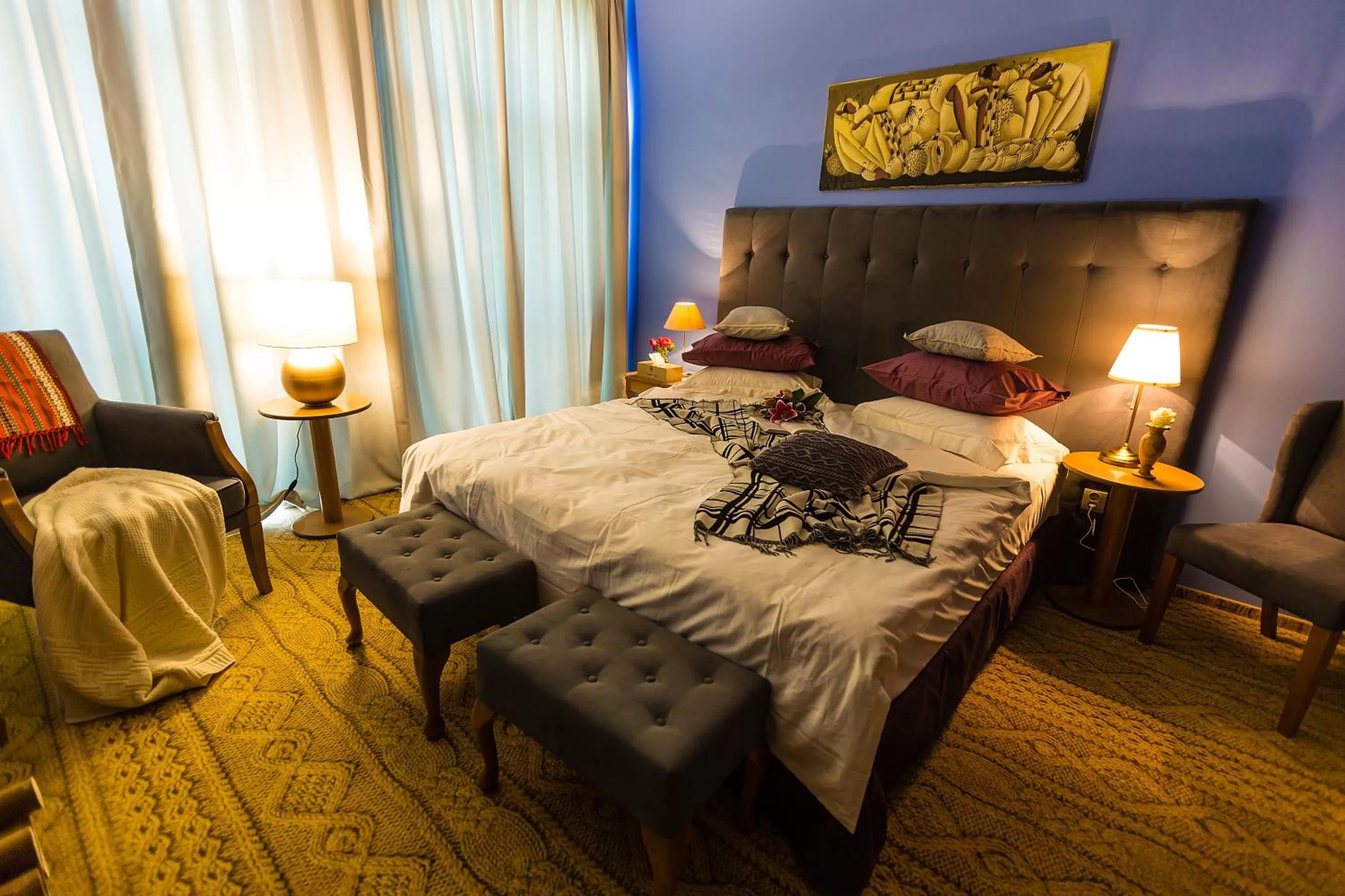 Photo of the whole room, Bed in Country Spa Retreat