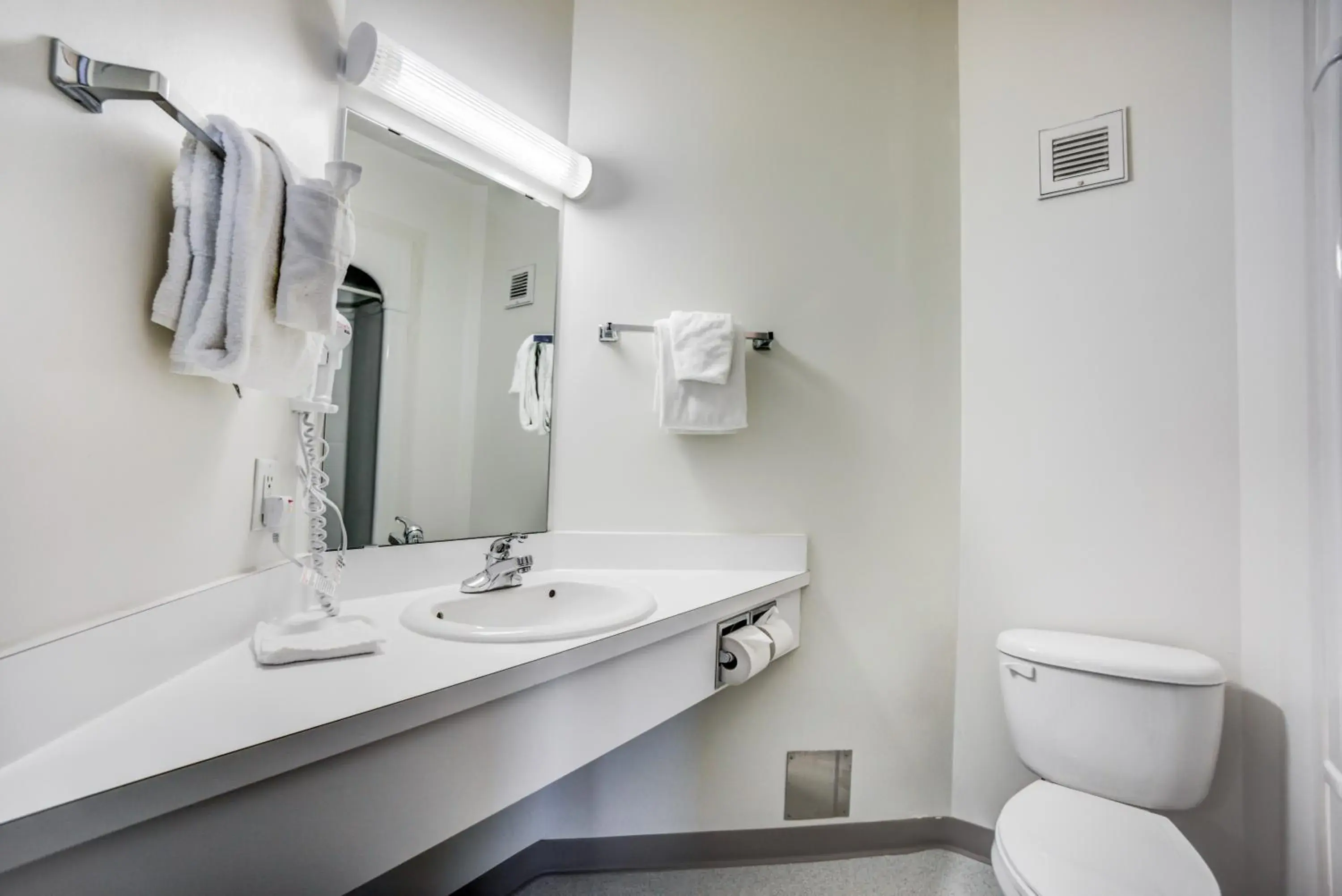 Bathroom in Motel 6-Red Deer, AB Bathroom in Motel 6-Red Deer, AB