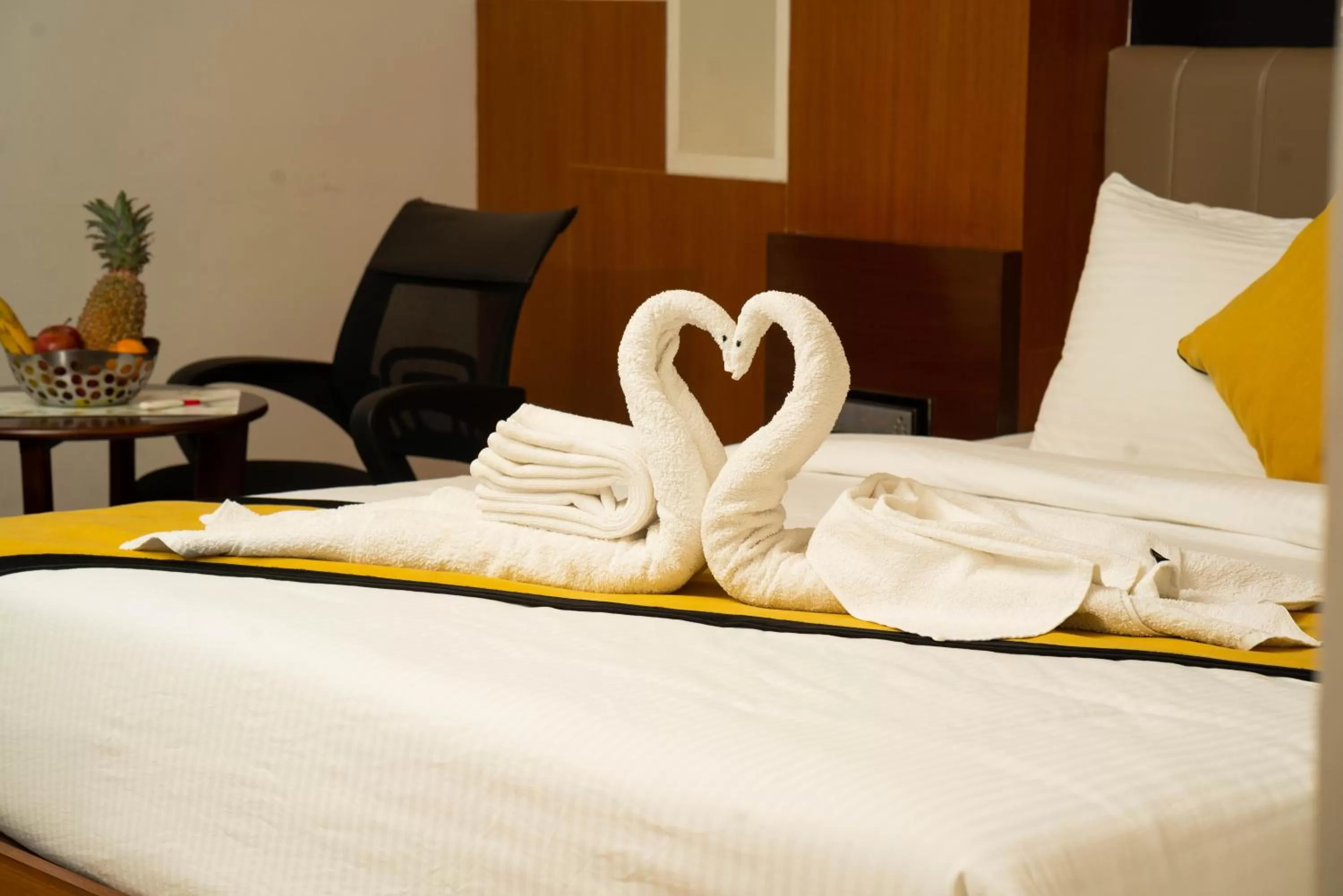 Bed in Hotel Namo Residency